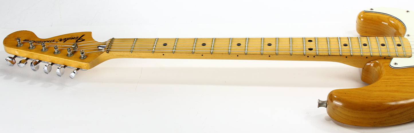 1975 Fender Stratocaster Natural Ash Hardtail - Vintage 1970's Strat! No Routes or Refins!