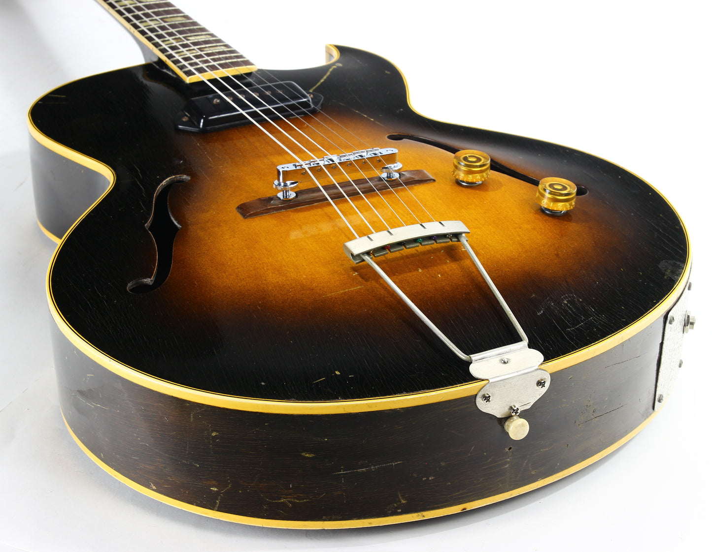 1953 Gibson ES-175 Sunburst Single P90 Pickup - 1950's Player Jazz Archtop Guitar!
