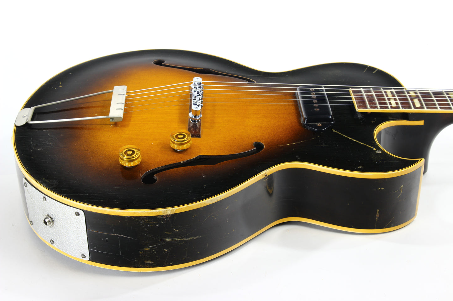 1953 Gibson ES-175 Sunburst Single P90 Pickup - 1950's Player Jazz Archtop Guitar!
