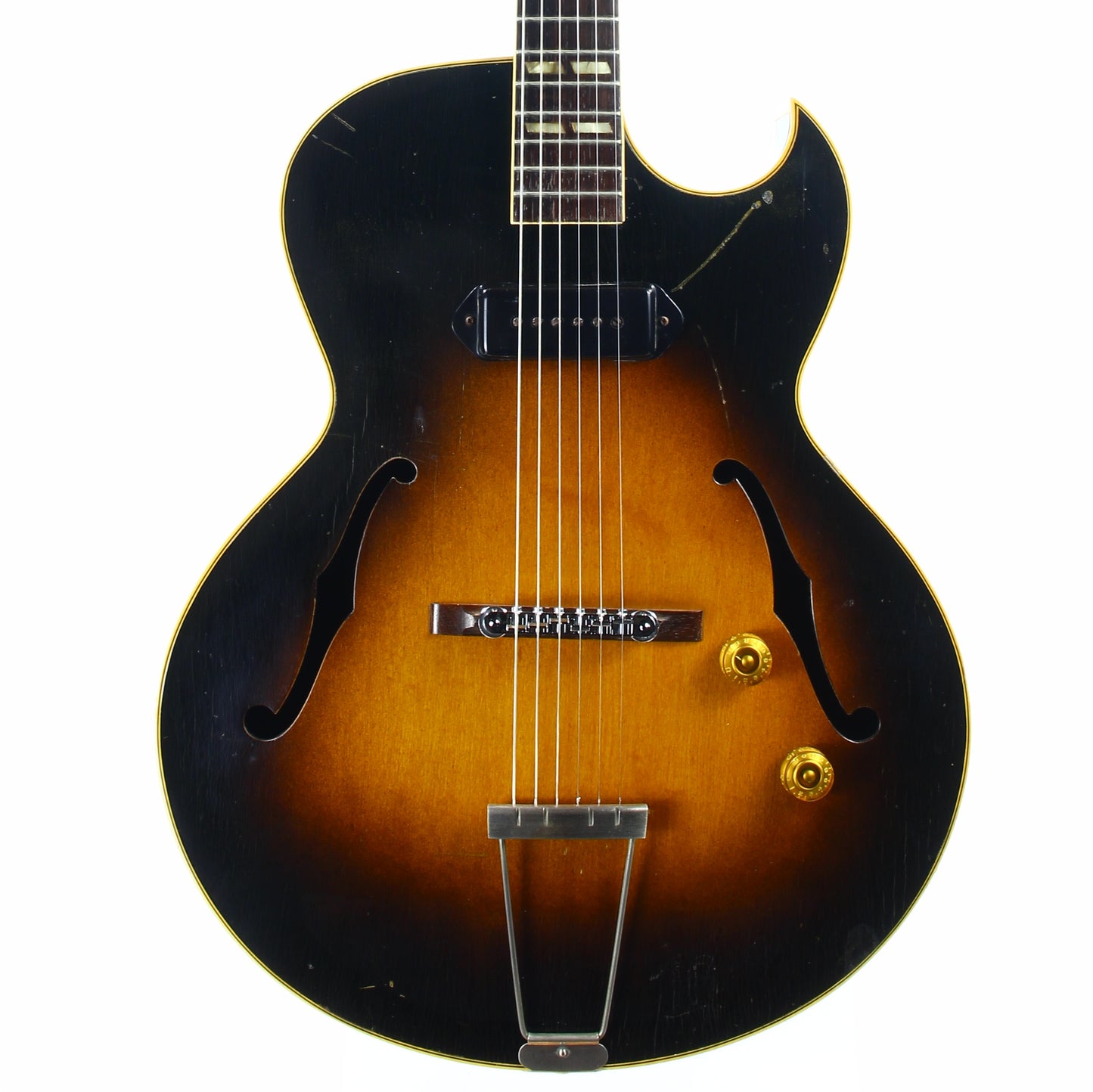 1953 Gibson ES-175 Sunburst Single P90 Pickup - 1950's Player Jazz Archtop Guitar!