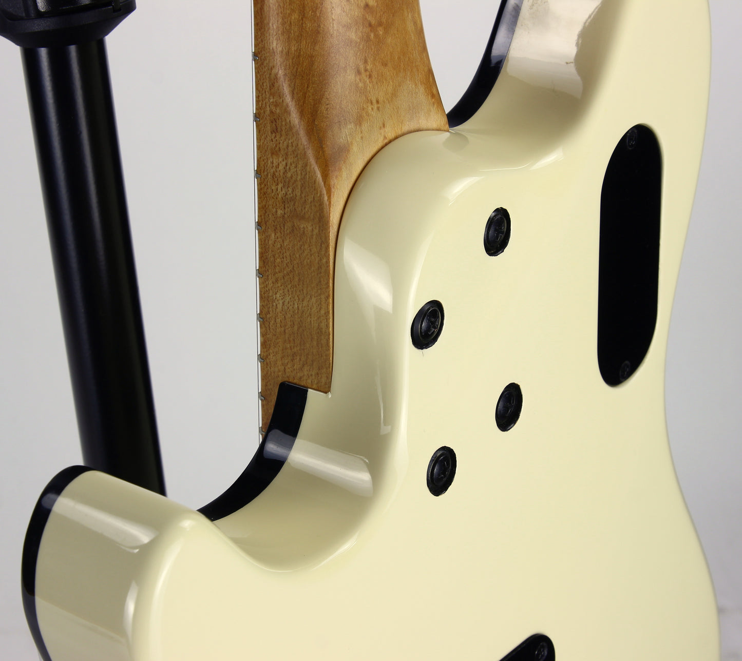 EARLY! 1996 Peavey EVH Wolfgang Standard PATENT PENDING Archtop -- VERY Early Model, Deluxe, White w Black Binding!