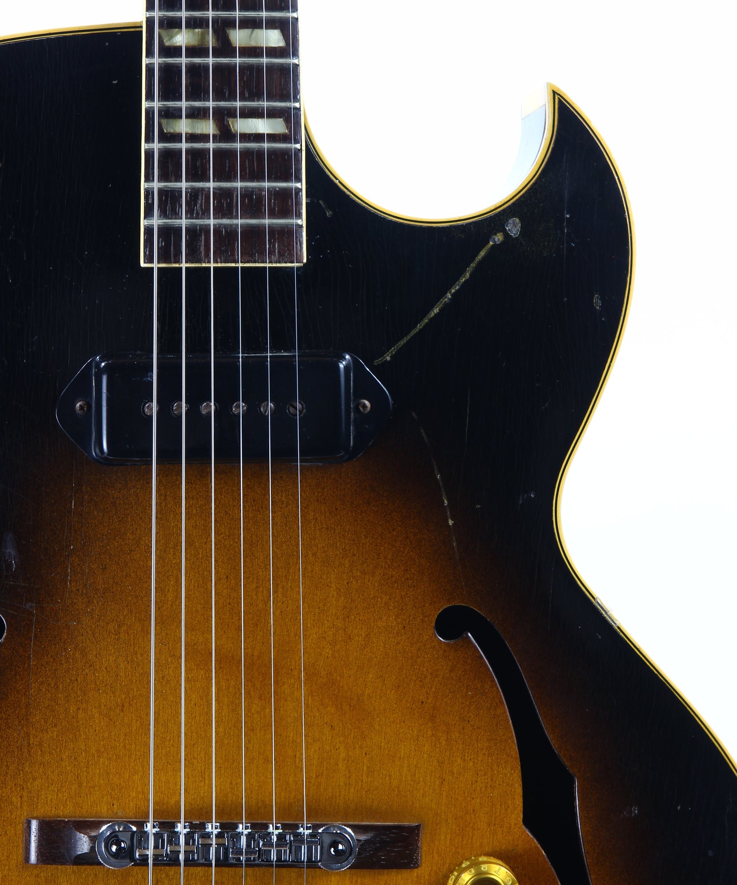 1953 Gibson ES-175 Sunburst Single P90 Pickup - 1950's Player Jazz Archtop Guitar!