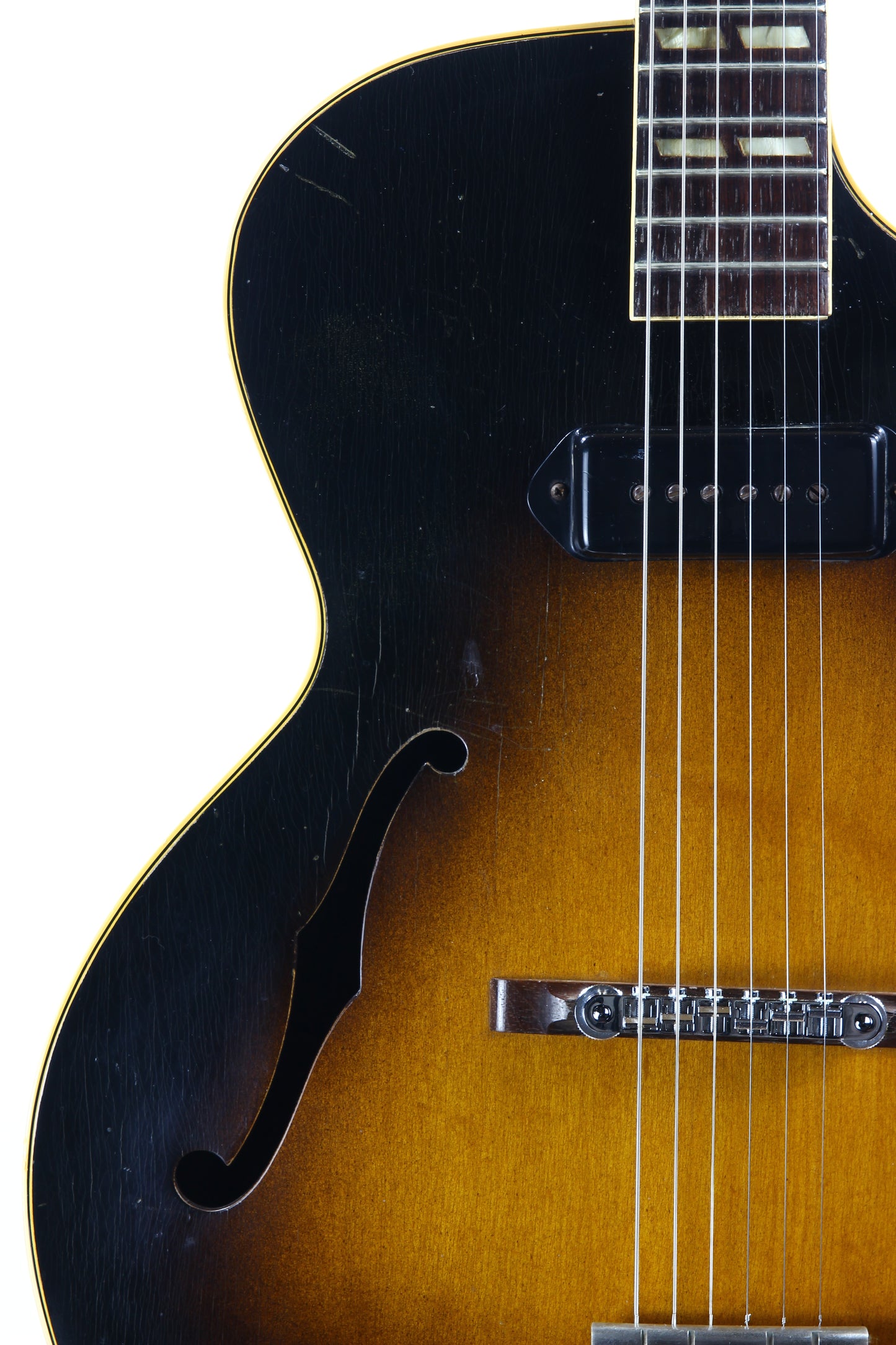 1953 Gibson ES-175 Sunburst Single P90 Pickup - 1950's Player Jazz Archtop Guitar!