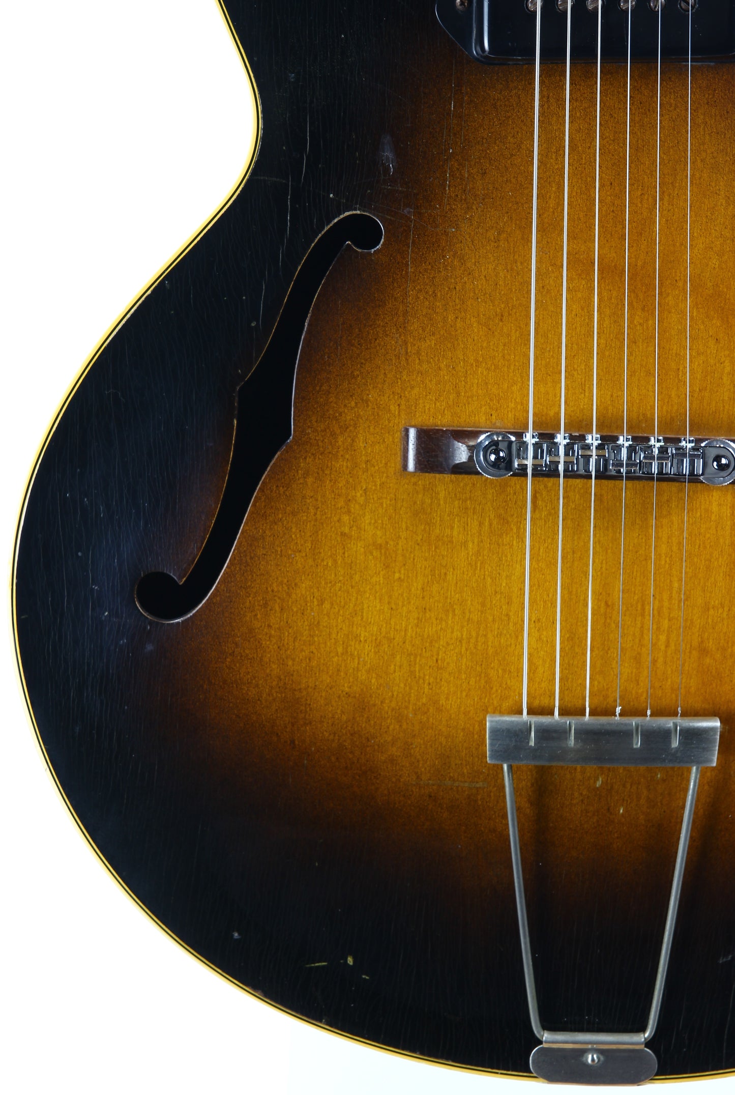 1953 Gibson ES-175 Sunburst Single P90 Pickup - 1950's Player Jazz Archtop Guitar!