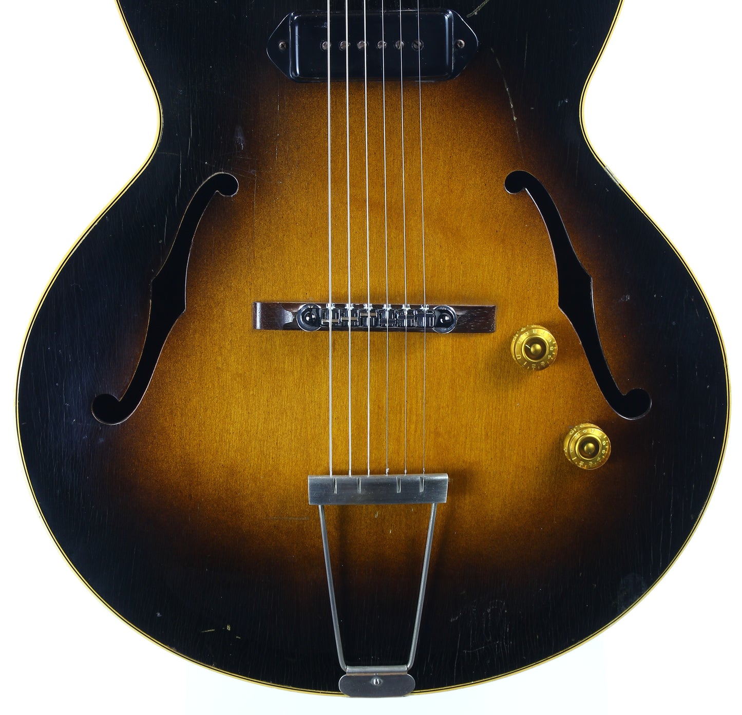 1953 Gibson ES-175 Sunburst Single P90 Pickup - 1950's Player Jazz Archtop Guitar!