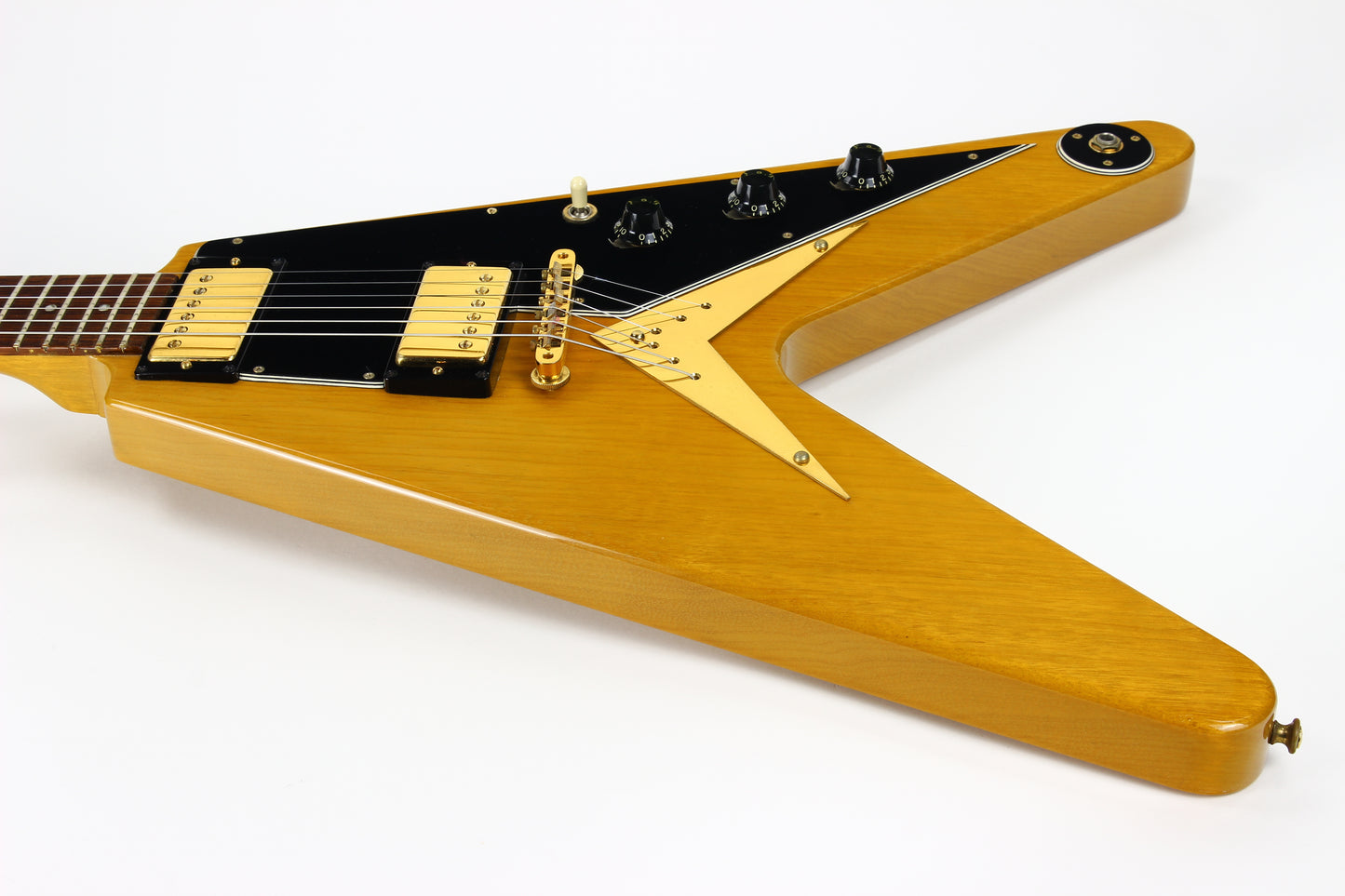 MINTY! 1983 Gibson Flying V Natural KORINA Heritage Series 1958 Reissue w/ OHSC! explorer 58 vee custom shop