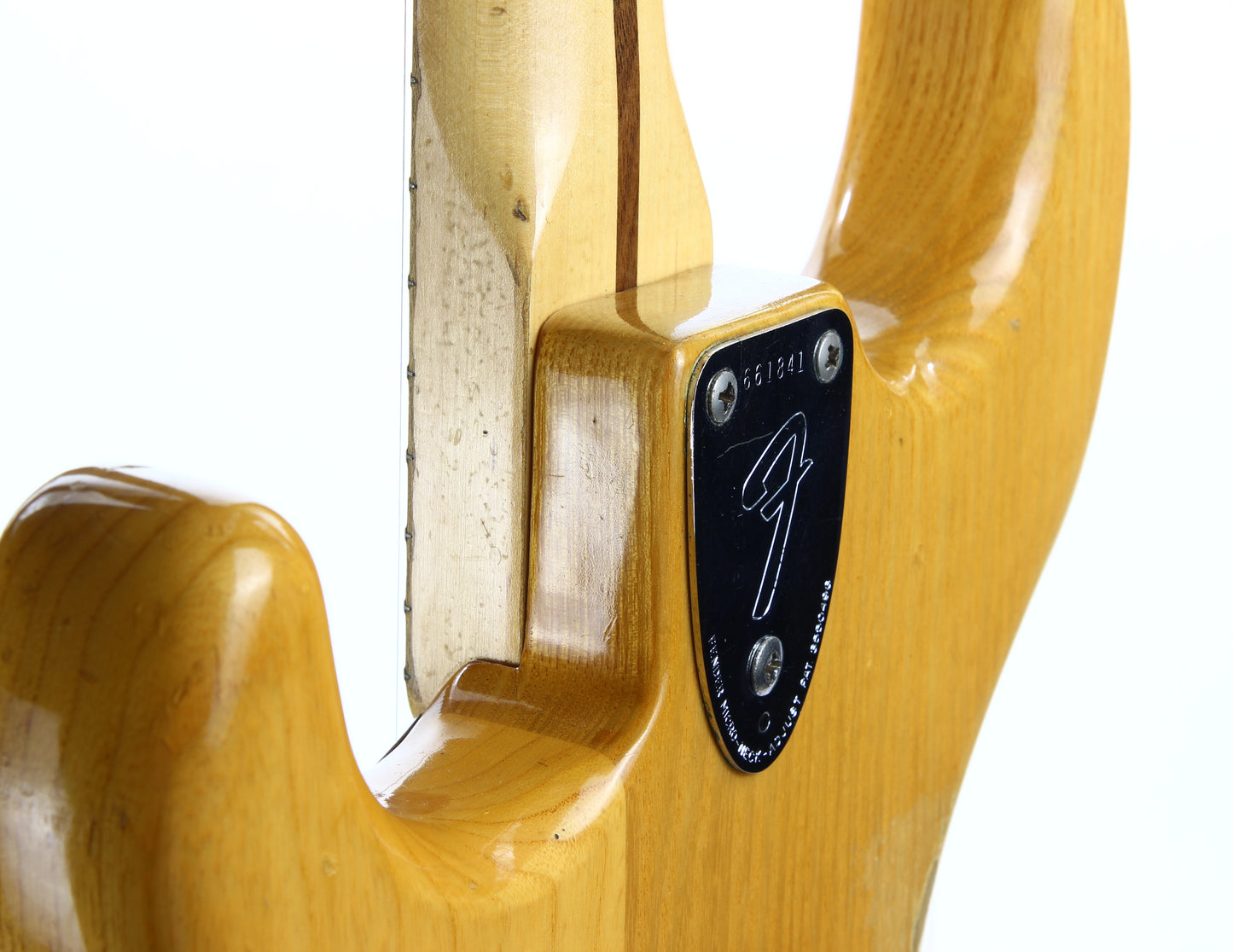 1975 Fender Stratocaster Natural Ash Hardtail - Vintage 1970's Strat! No Routes or Refins!