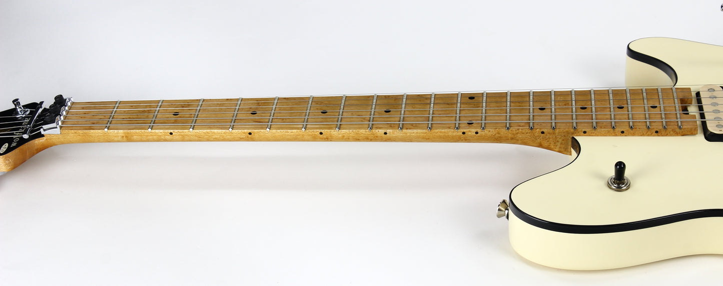 EARLY! 1996 Peavey EVH Wolfgang Standard PATENT PENDING Archtop -- VERY Early Model, Deluxe, White w Black Binding!
