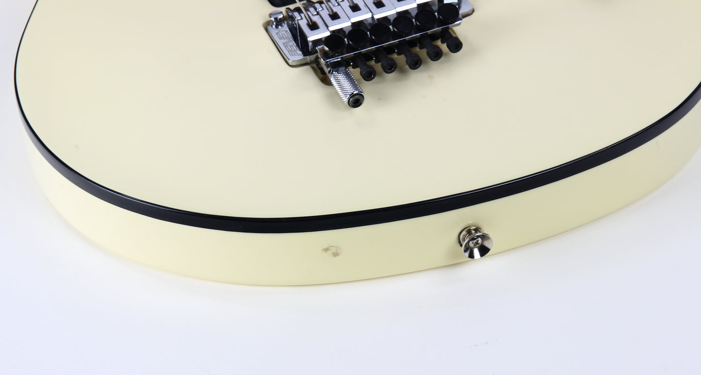 EARLY! 1996 Peavey EVH Wolfgang Standard PATENT PENDING Archtop -- VERY Early Model, Deluxe, White w Black Binding!