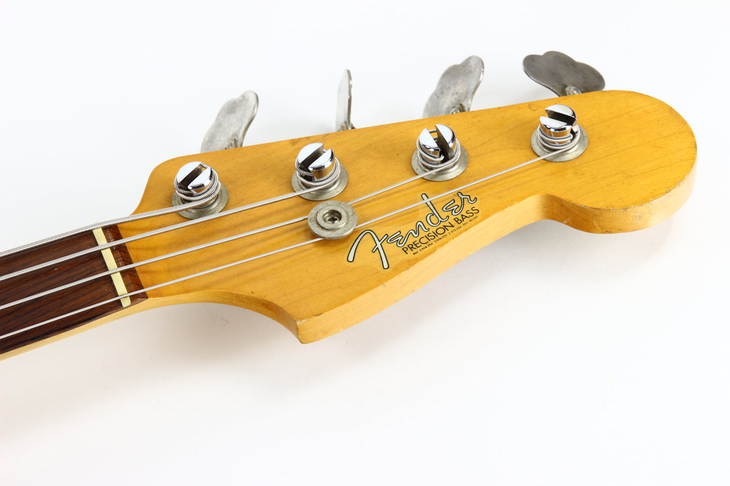 1964 Fender Precision Bass, Vintage '64 Pre-CBS | Spaghetti Logo, Natural Refin w Original Case!
