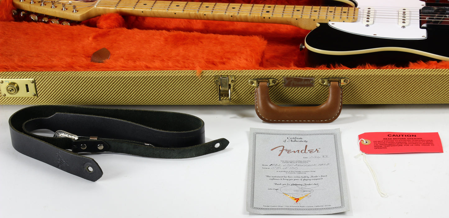 MINTY 1992 Fender Custom Shop Nashville BUCKAROO '67 Telecaster - Limited Edition 100 Made, Black Tele,