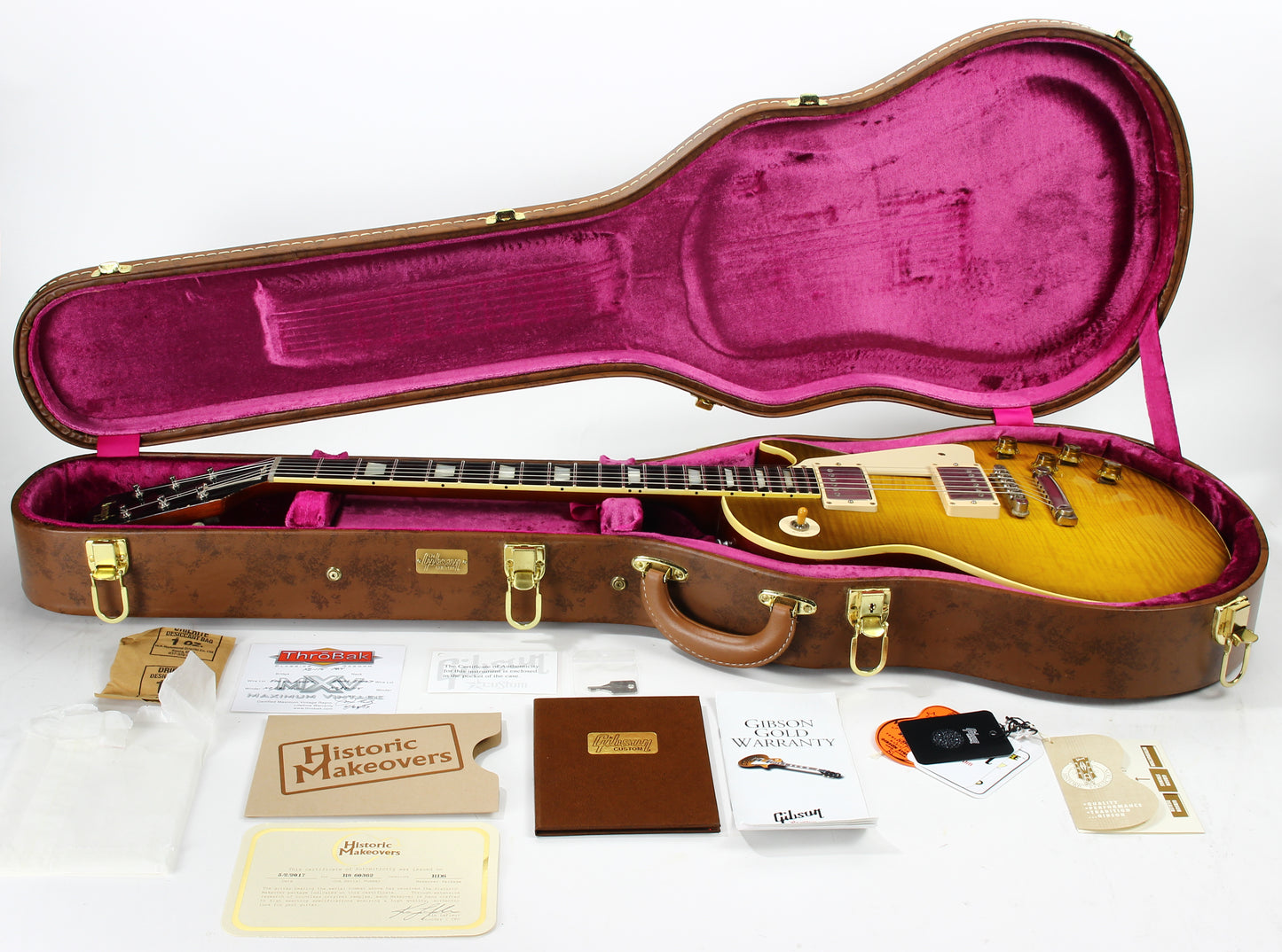 1958 Gibson Les Paul BRAZILIAN ROSEWOOD Reissue HISTORIC MAKEOVERS RDS Aged 1959 HM