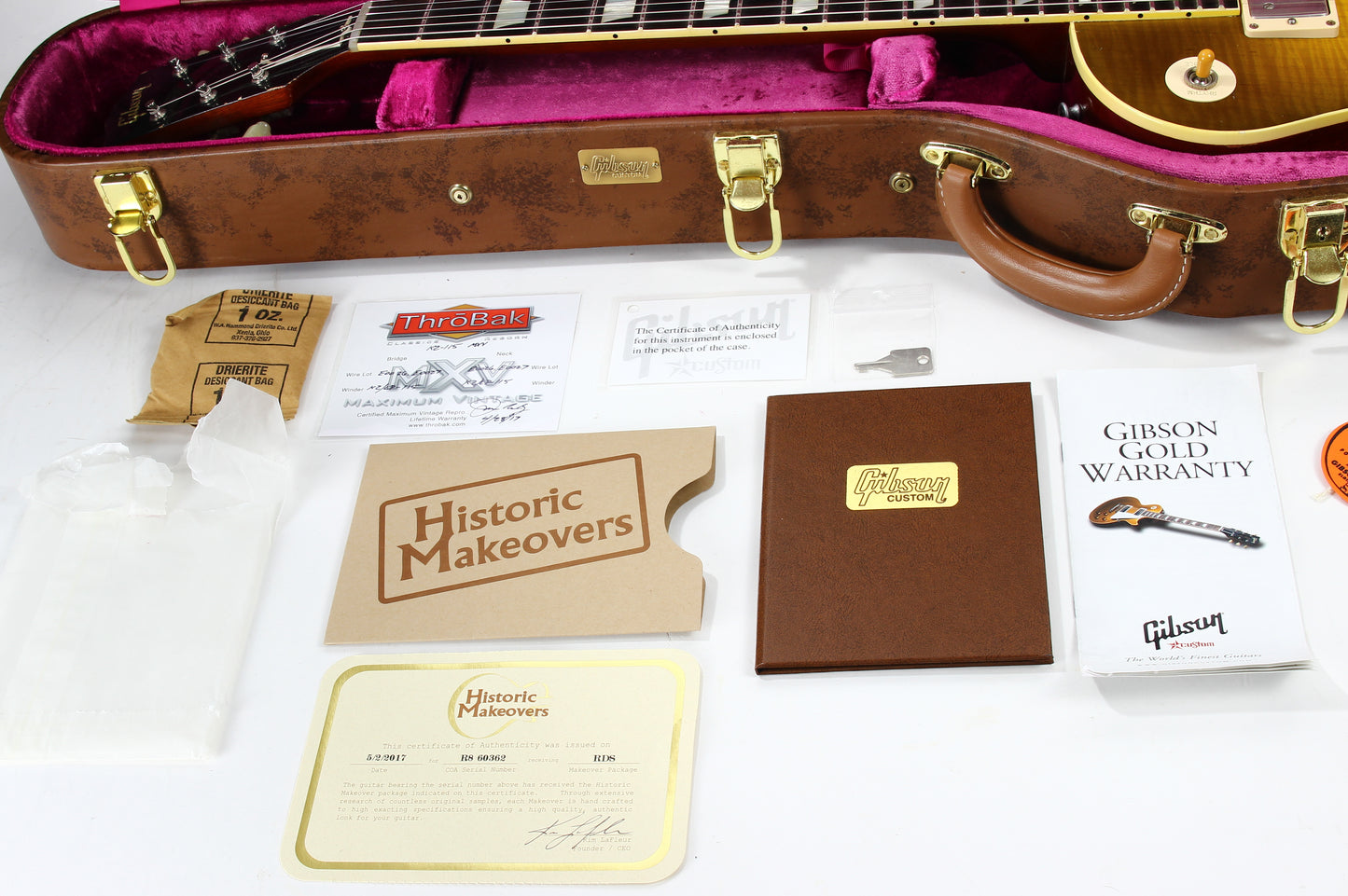 1958 Gibson Les Paul BRAZILIAN ROSEWOOD Reissue HISTORIC MAKEOVERS RDS Aged 1959 HM
