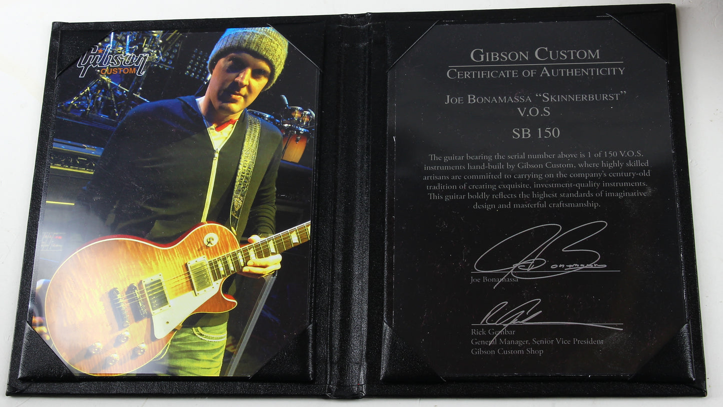 '14 Gibson Joe Bonamassa Skinnerburst LP