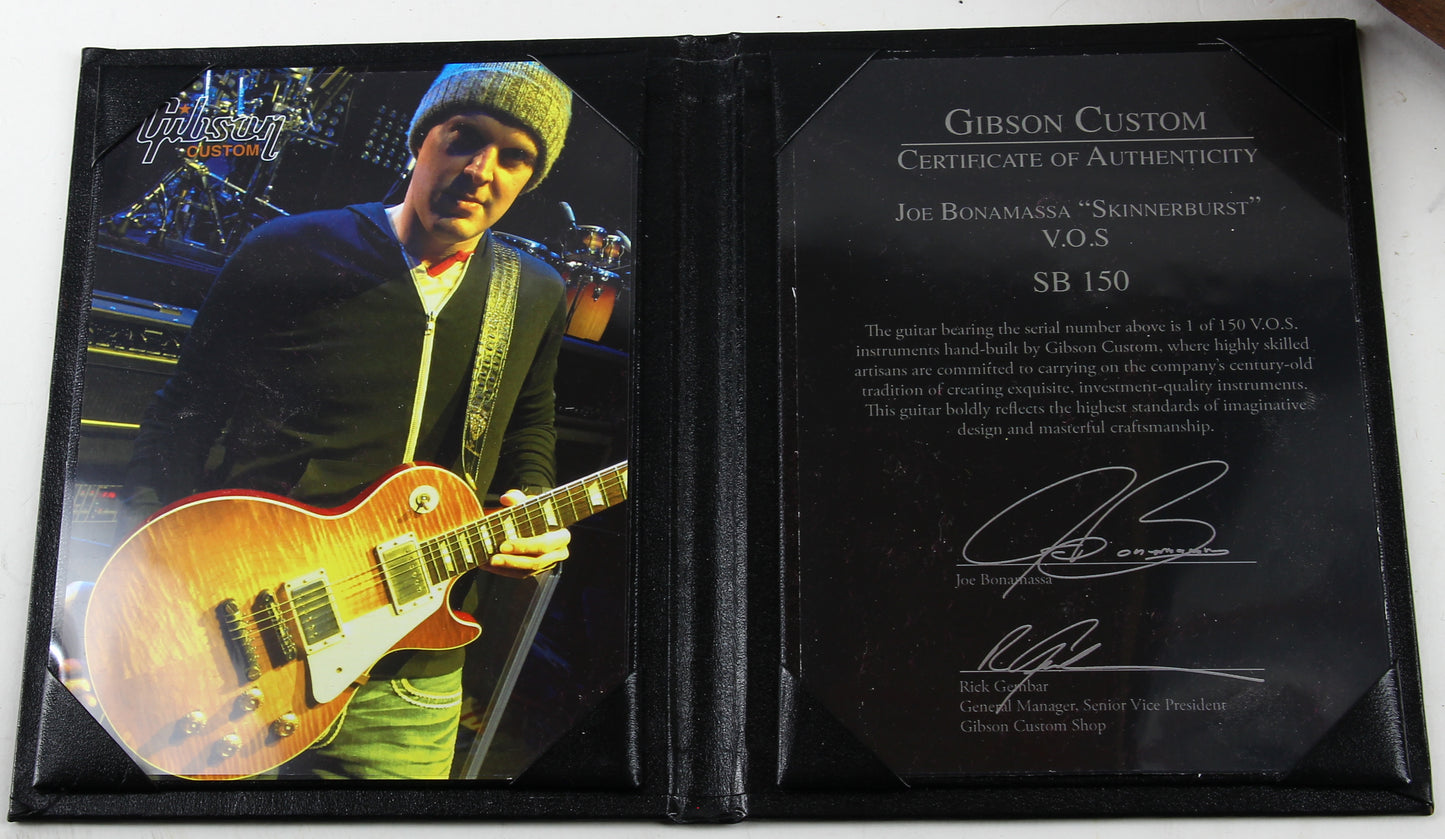 '14 Gibson Joe Bonamassa Skinnerburst LP