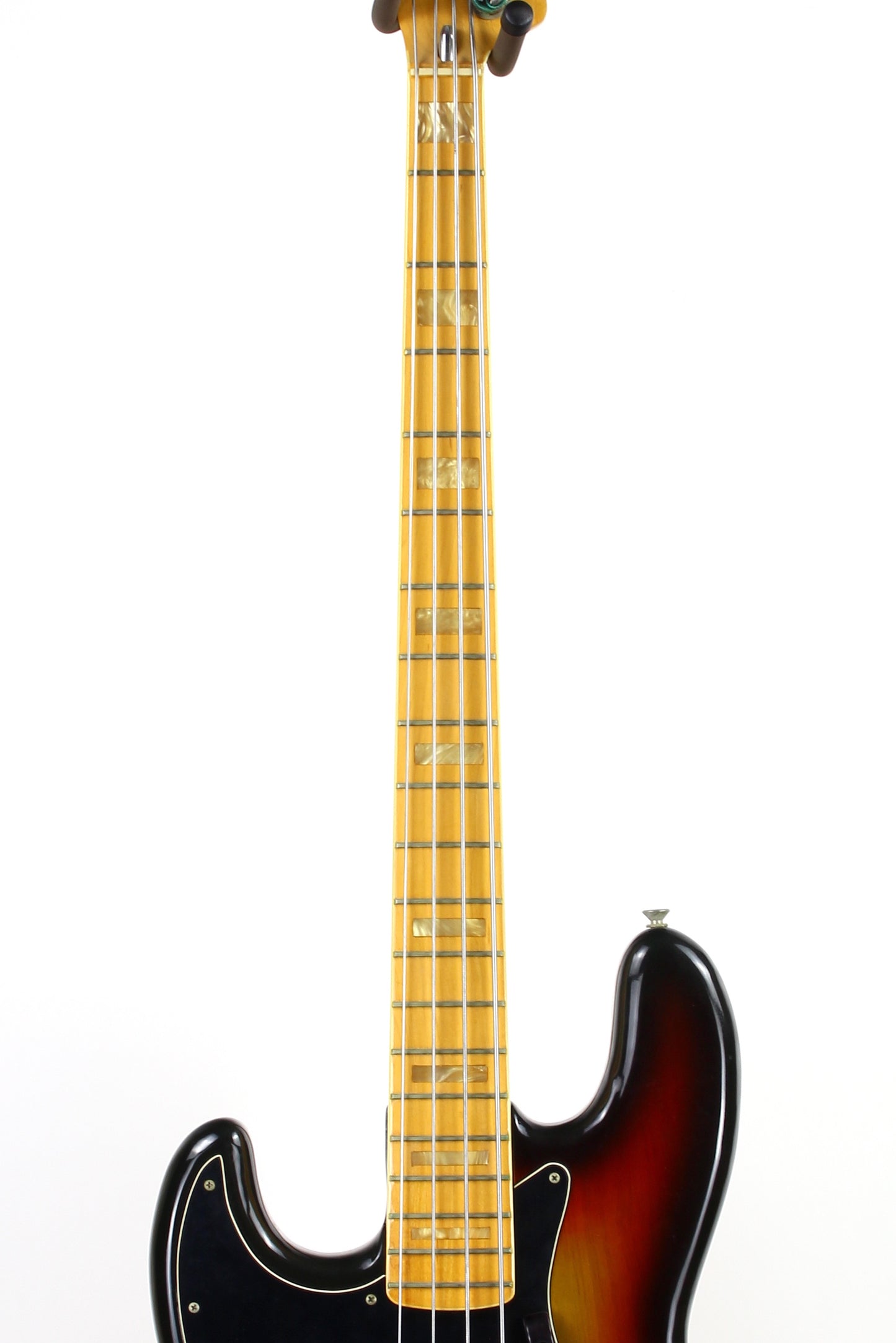 1975 Fender Jazz Bass LEFTY Left-Handed Sunburst | 100% Original Vintage!