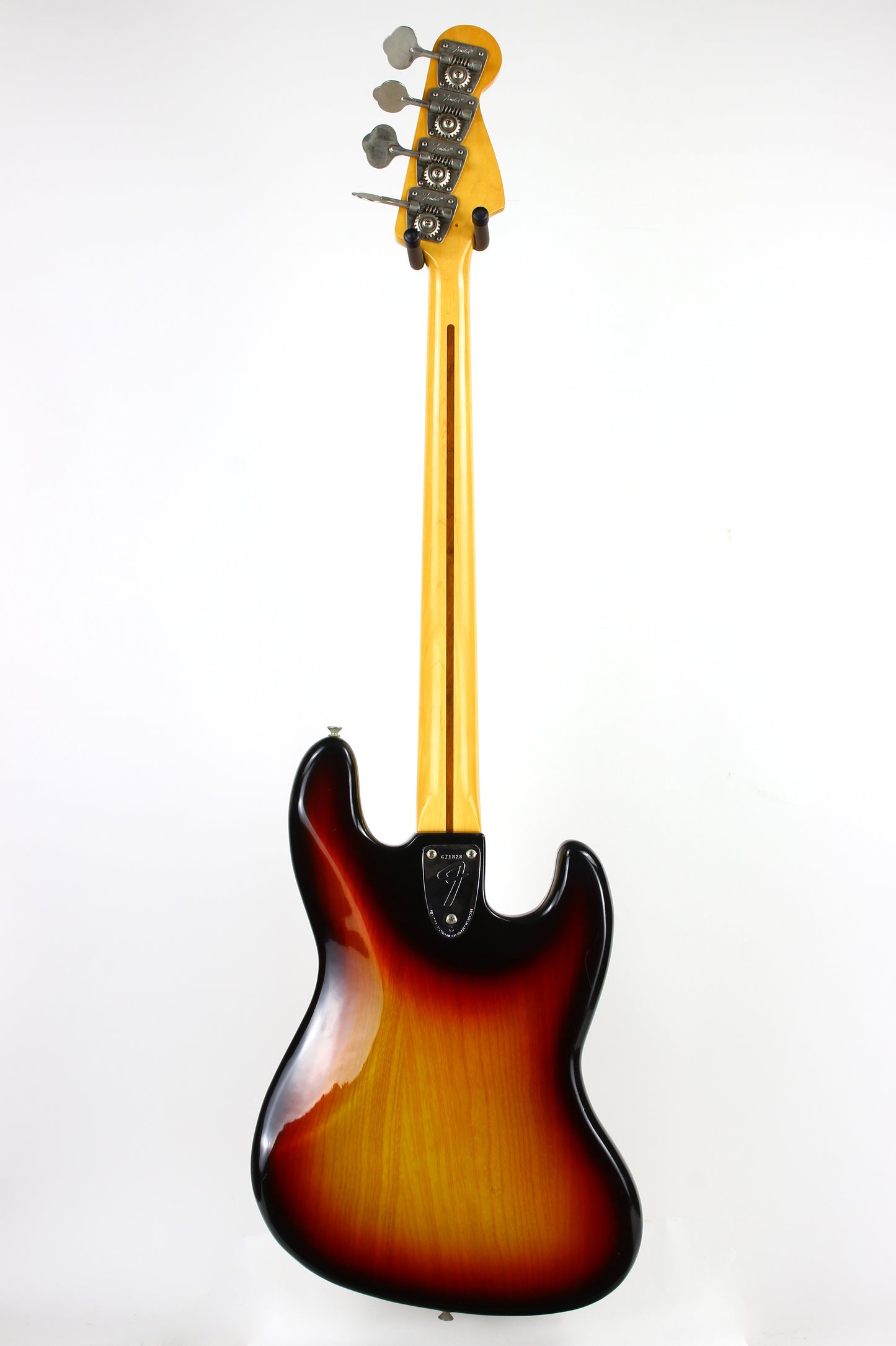 1975 Fender Jazz Bass LEFTY Left-Handed Sunburst | 100% Original Vintage!
