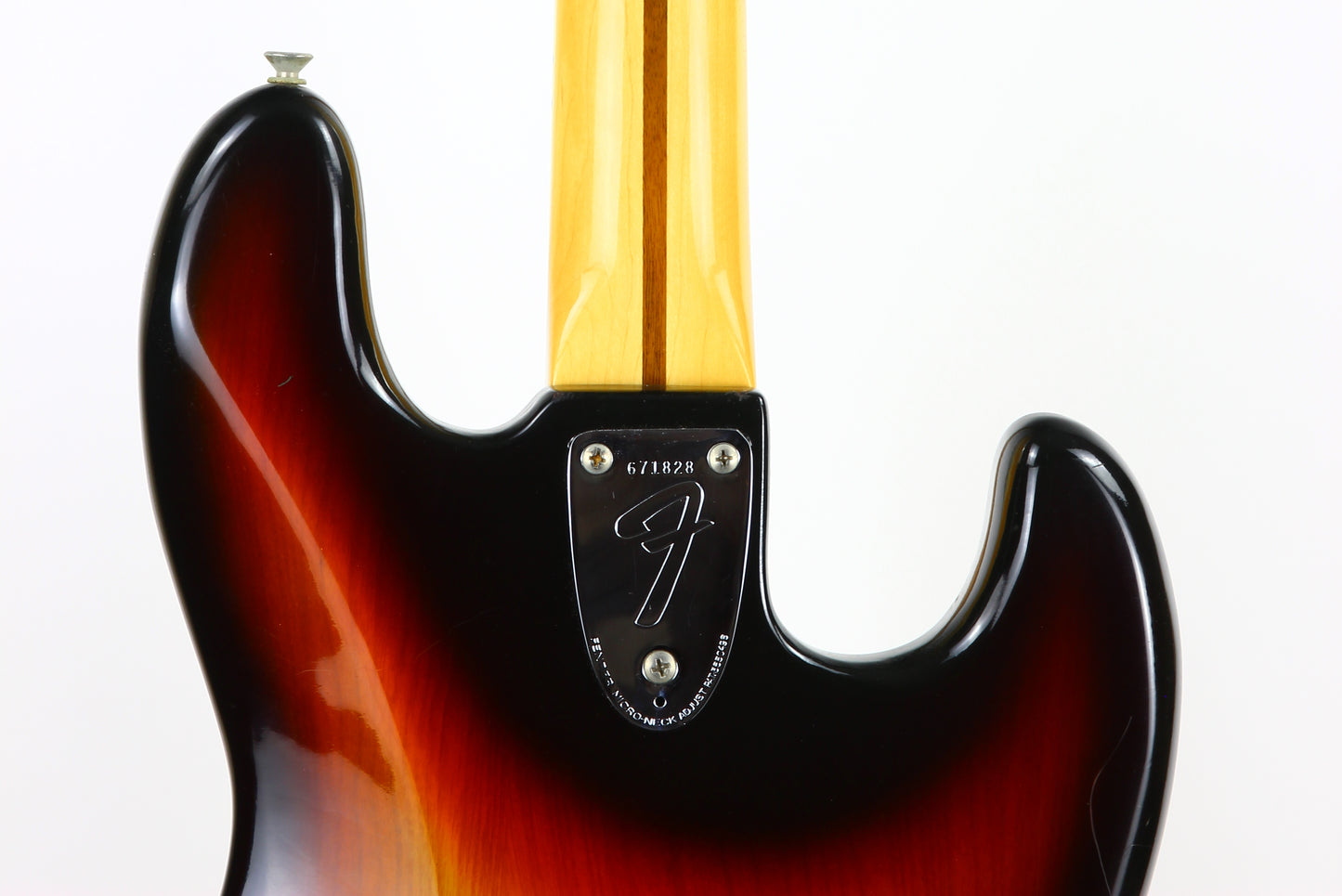 1975 Fender Jazz Bass LEFTY Left-Handed Sunburst | 100% Original Vintage!