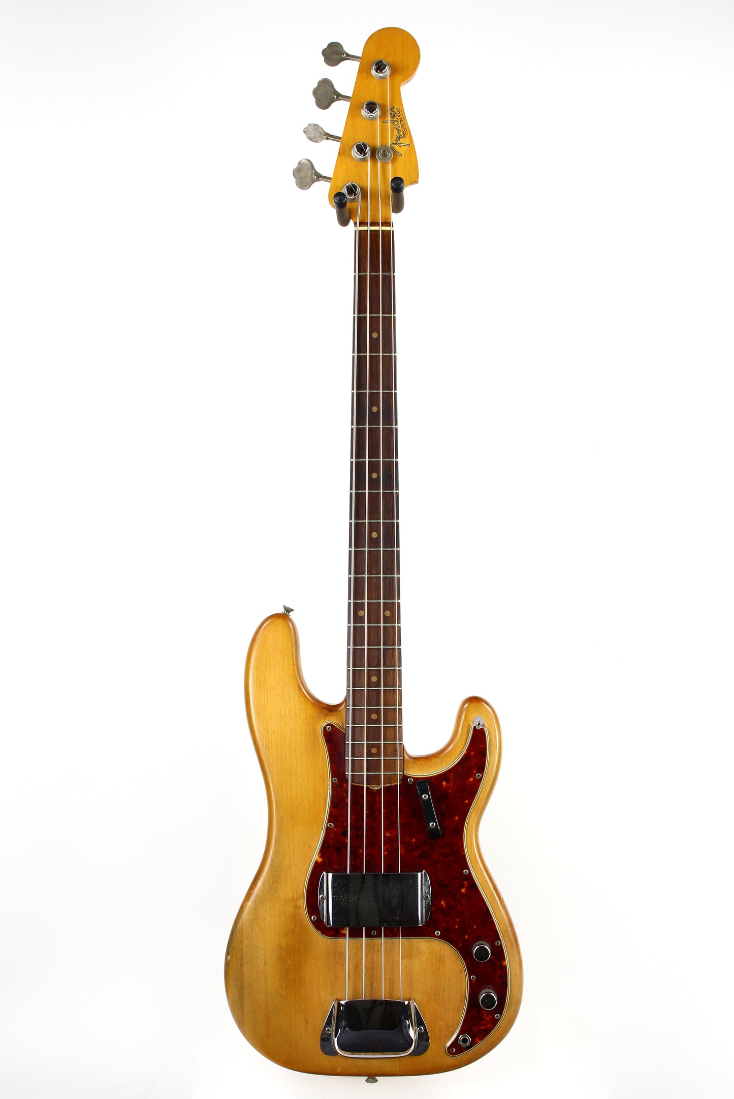 1964 Fender Precision Bass, Vintage '64 Pre-CBS | Spaghetti Logo, Natural Refin w Original Case!