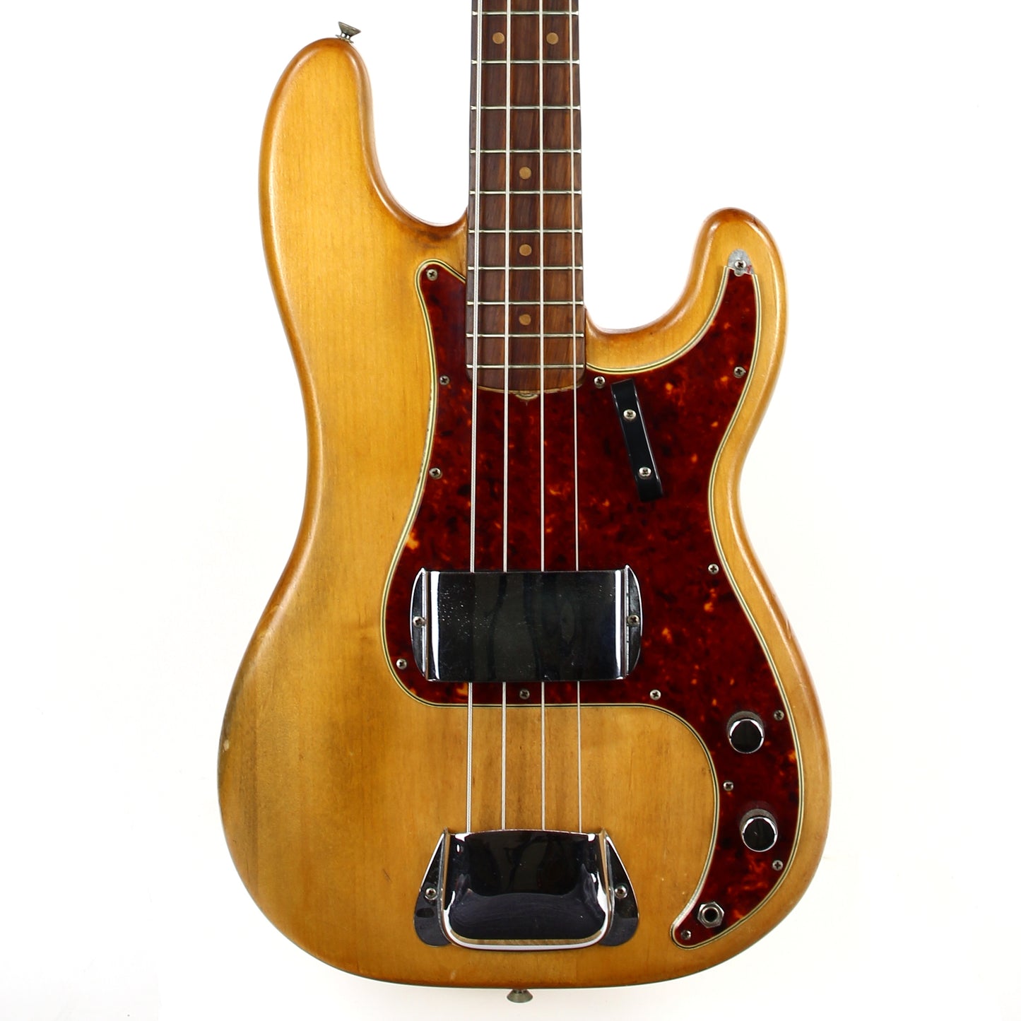 1964 Fender Precision Bass, Vintage '64 Pre-CBS | Spaghetti Logo, Natural Refin w Original Case!