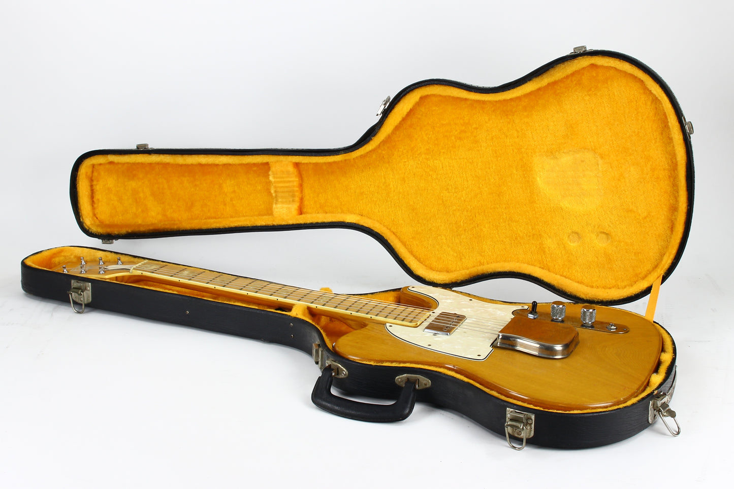 1970s Ampeg Heavy Stud GEH-150 Natural | Electric Guitar w/ Original Case