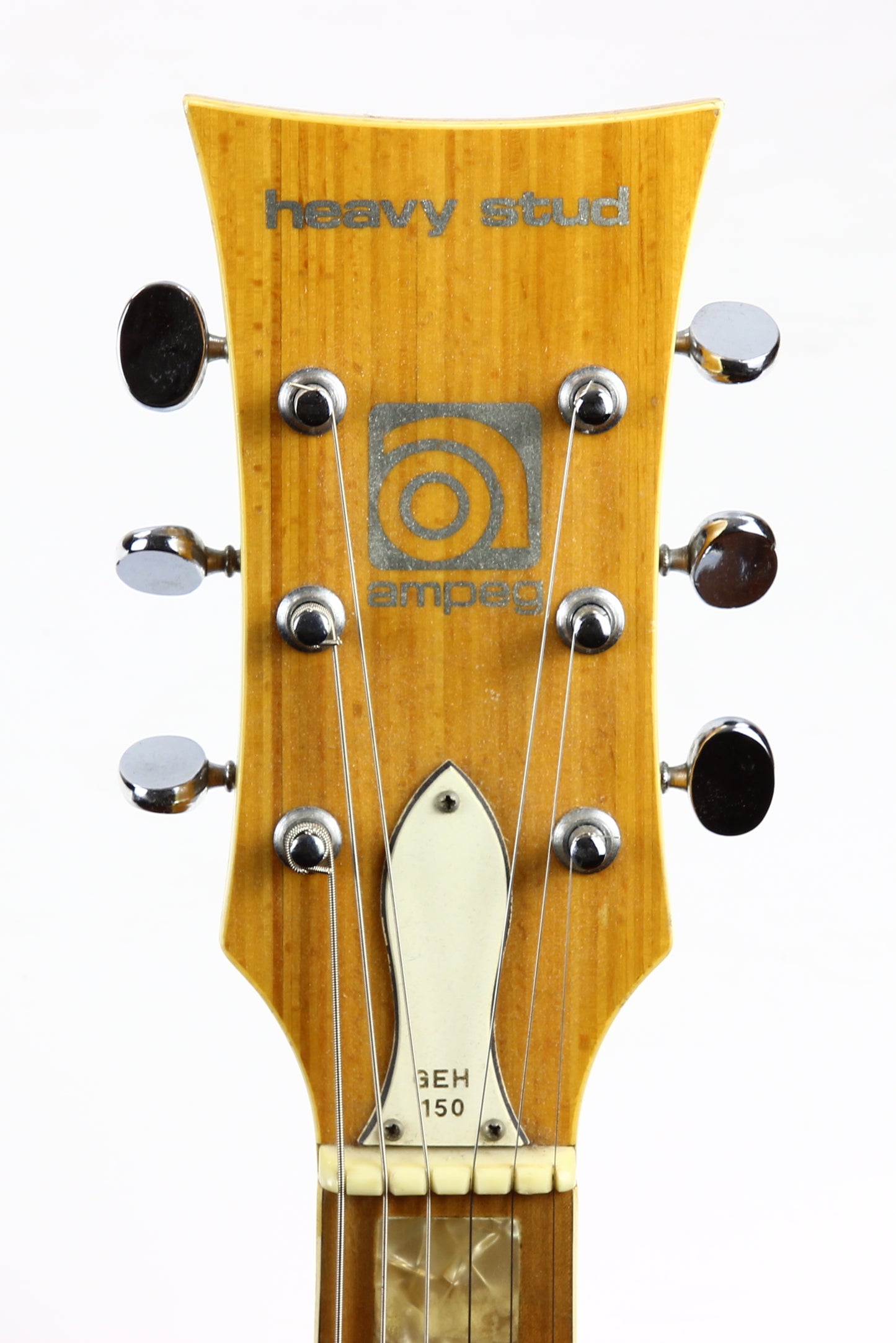 1970s Ampeg Heavy Stud GEH-150 Natural | Electric Guitar w/ Original Case