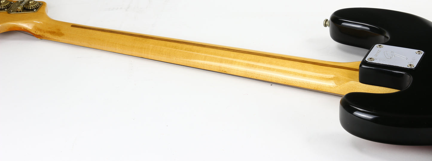 1976 Fender Precision Bass Fretless Maple Neck | Black Finish, Original Case