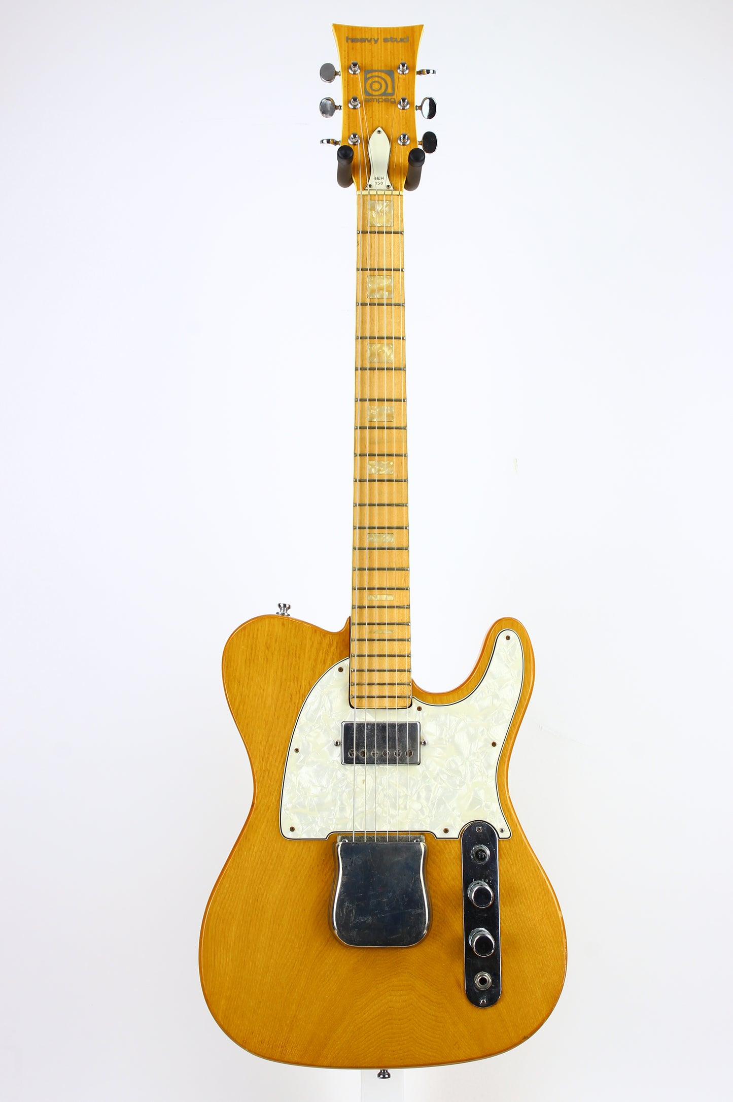 1970s Ampeg Heavy Stud GEH-150 Natural | Electric Guitar w/ Original Case