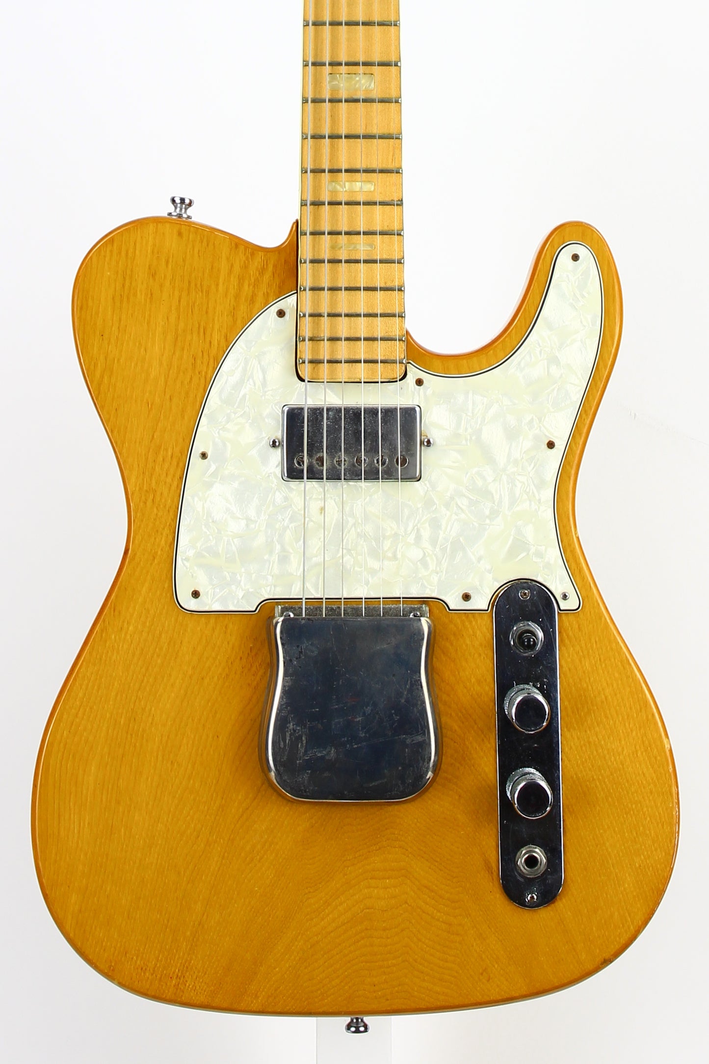 1970s Ampeg Heavy Stud GEH-150 Natural | Electric Guitar w/ Original Case