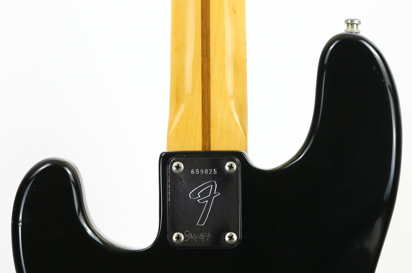 1976 Fender Precision Bass Fretless Maple Neck | Black Finish, Original Case