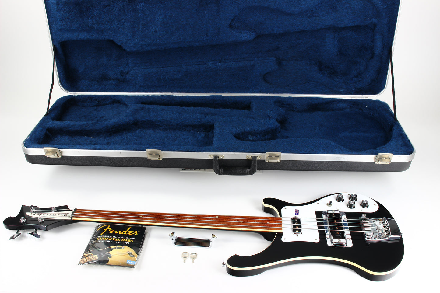 2001 Rickenbacker 4003 FL Fretless Jetglo Black | Rare Model