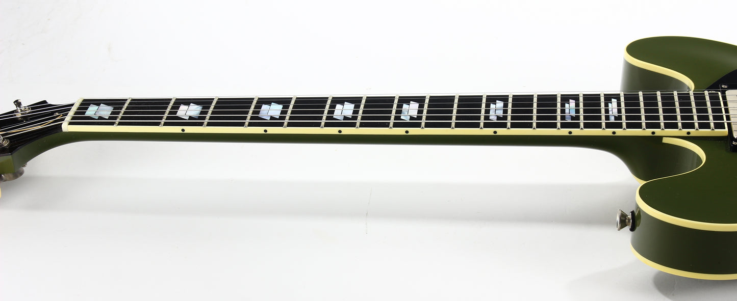 2021 Colling I-35 LC AGED Olive Drab Green - Custom Inlays, ThroBak SLE101 Plus MXV Humbuckers