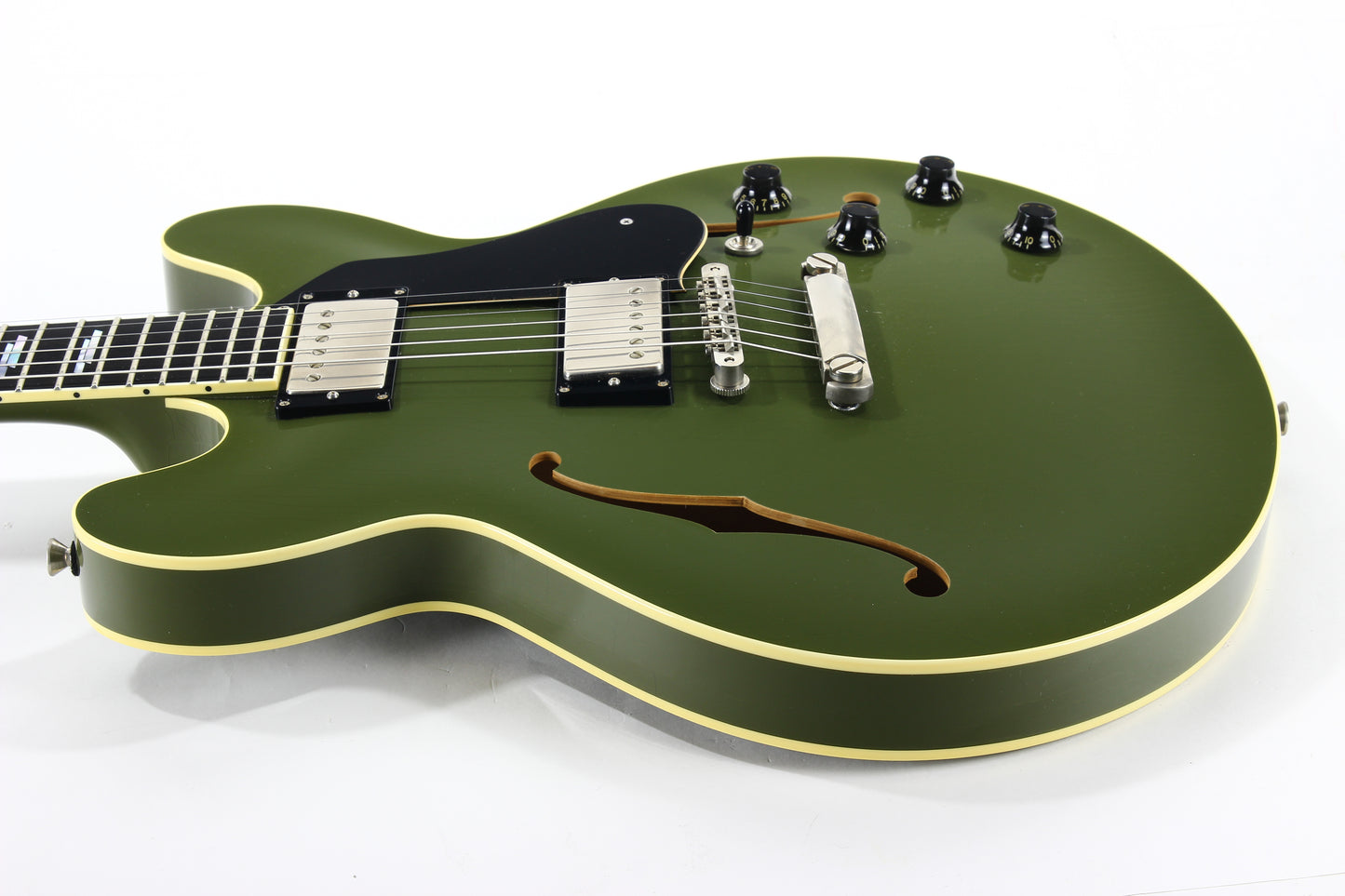 2021 Colling I-35 LC AGED Olive Drab Green - Custom Inlays, ThroBak SLE101 Plus MXV Humbuckers