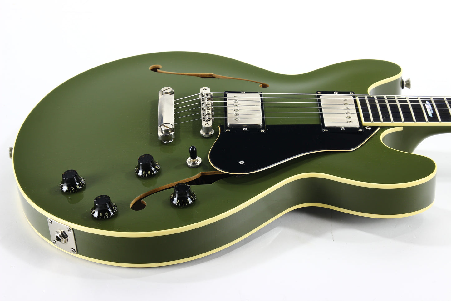 2021 Colling I-35 LC AGED Olive Drab Green - Custom Inlays, ThroBak SLE101 Plus MXV Humbuckers