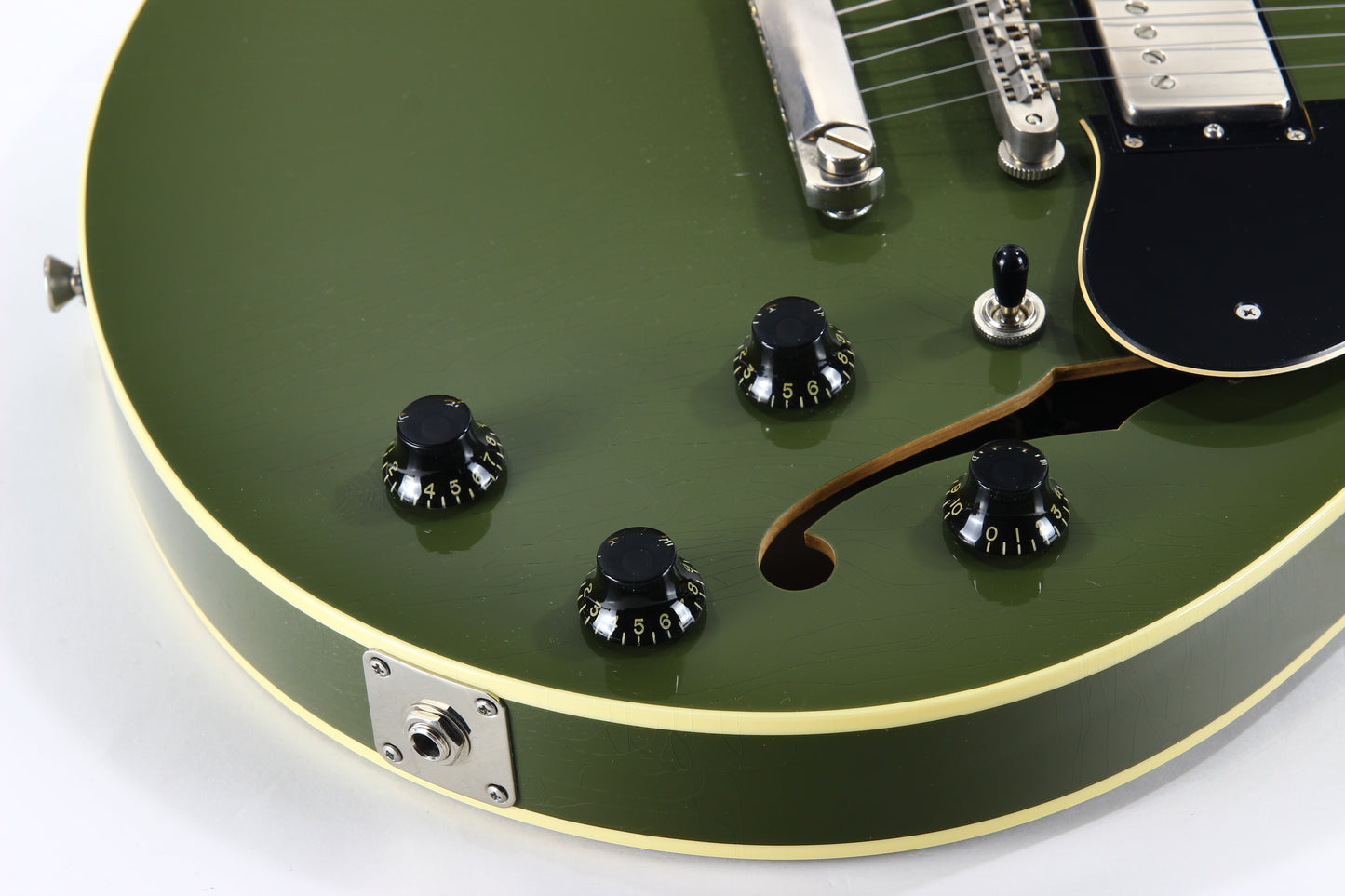2021 Colling I-35 LC AGED Olive Drab Green - Custom Inlays, ThroBak SLE101 Plus MXV Humbuckers