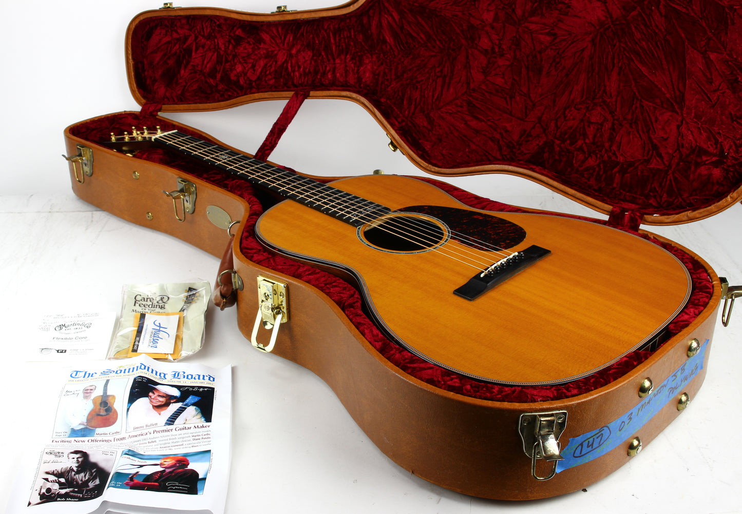 2003 Martin 000JBP Pollywog Acoustic Guitar - Jimmy Buffett Signed Model - Mahogany/Spruce 000-18