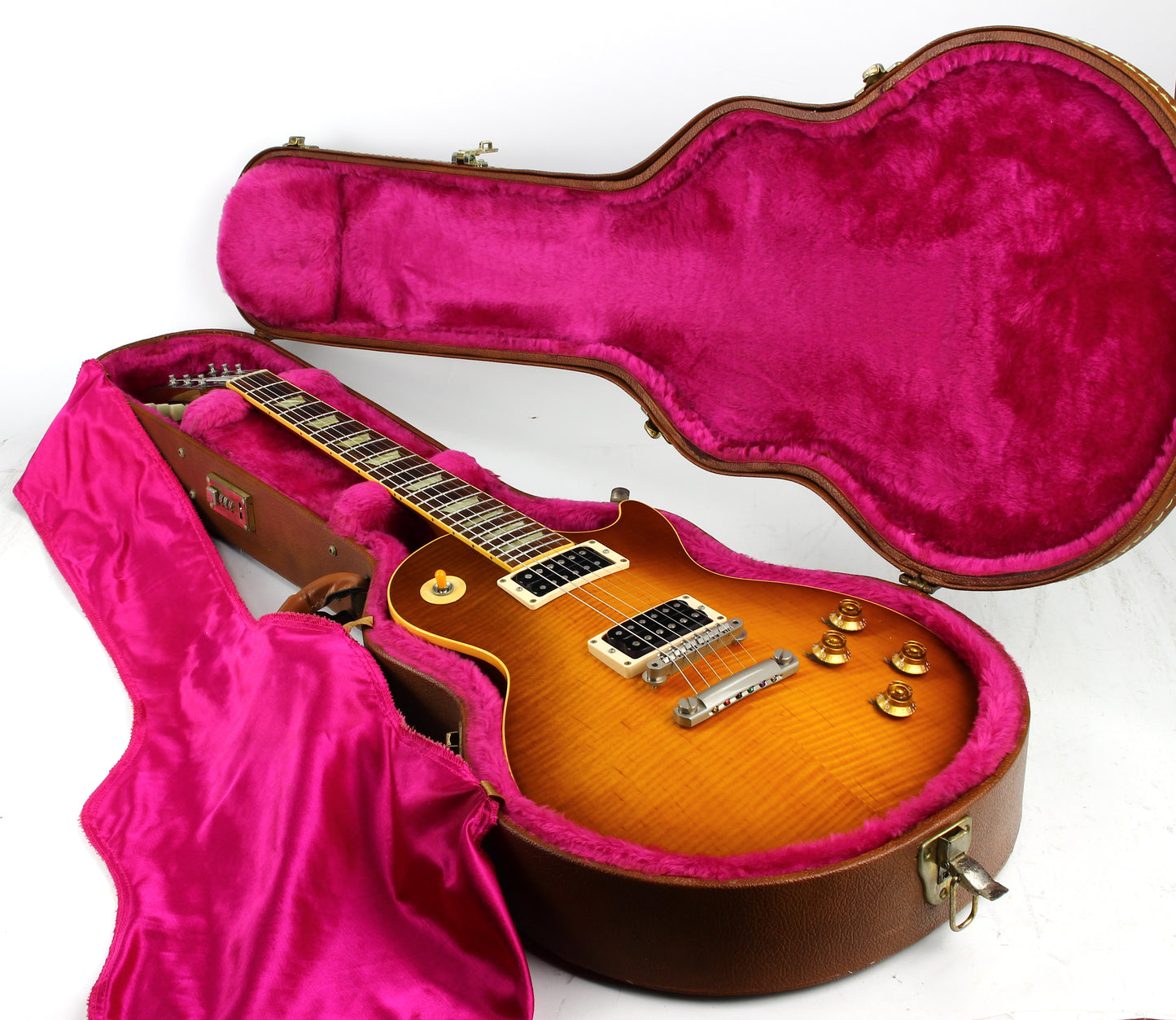 1994 Gibson Les Paul Classic Plus Flametop Honeyburst Electric Guitar - YAMANO, standard, Killer Top!