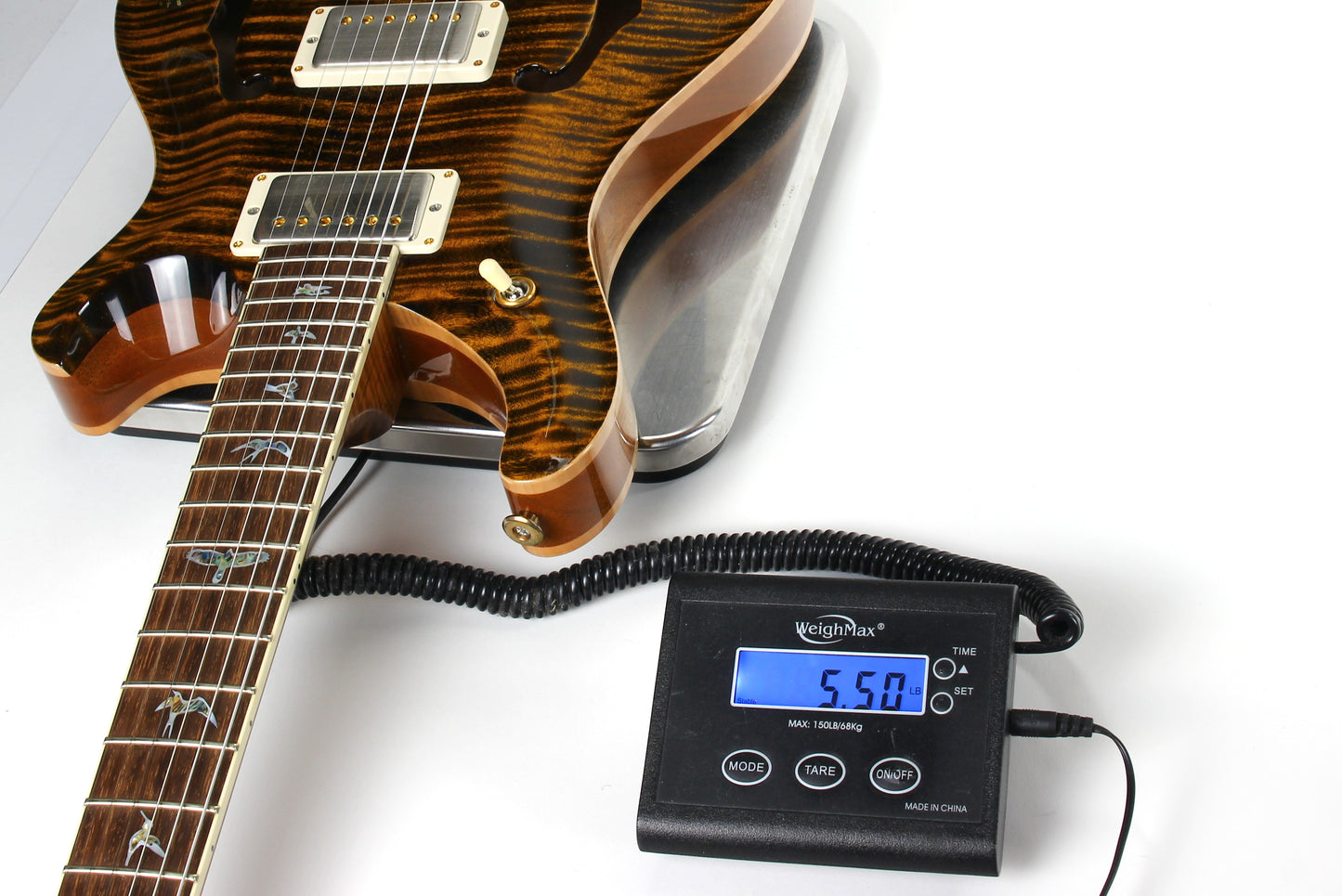 2024 PRS Wood Library McCarty 594 Hollowbody II Brazilian Rosewood Yellow Tiger 10 Top