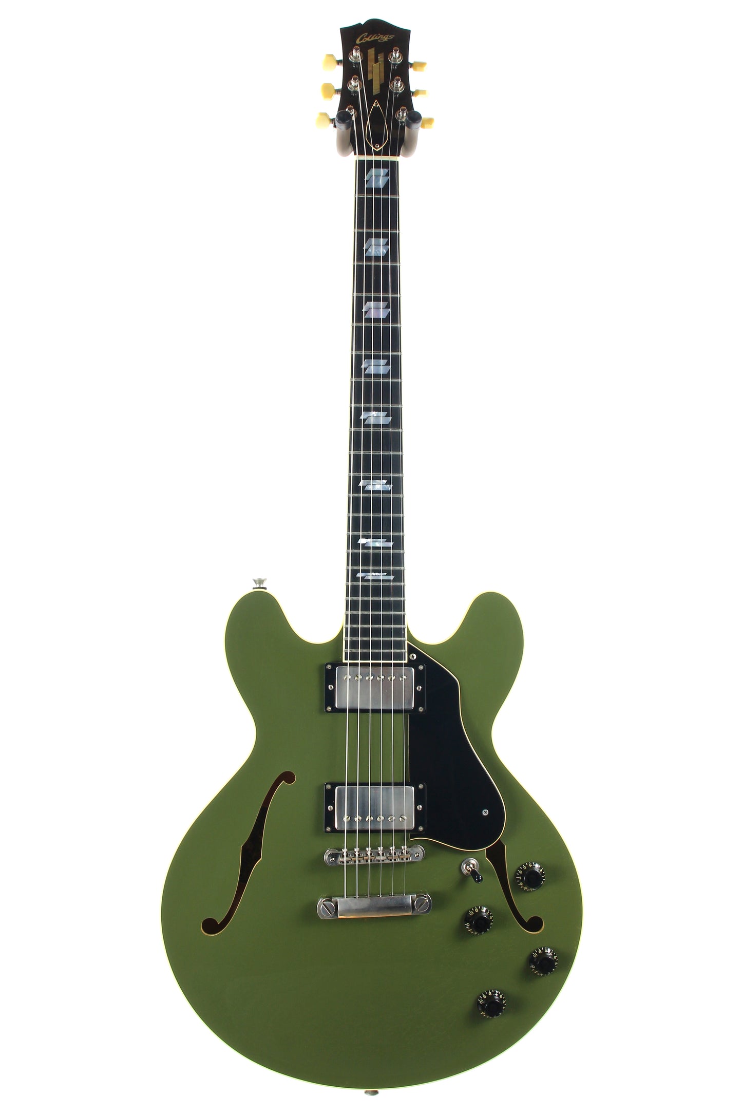 2021 Colling I-35 LC AGED Olive Drab Green - Custom Inlays, ThroBak SLE101 Plus MXV Humbuckers