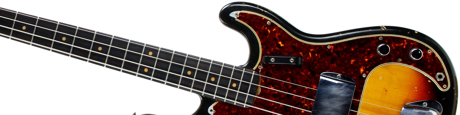 1960's Fender Precision Bass in Sunburst with Tortoise Shell Pickguard