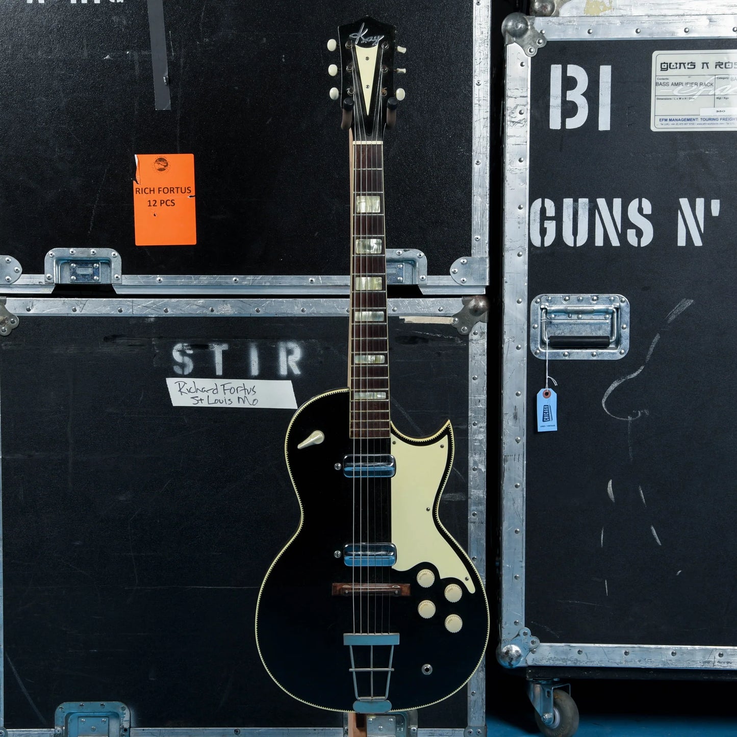 1960 Kay 1993J Thinline Pro Vintage Guitar Owned by RICHARD FORTUS of Guns N' Roses | Plays and Sounds Great!