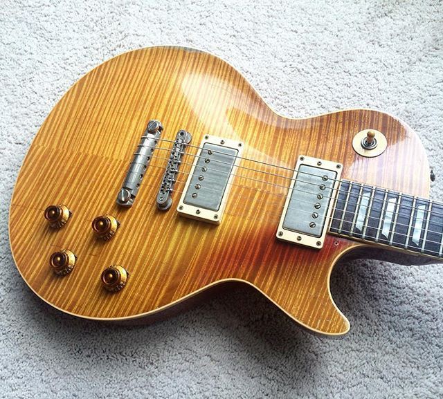 1959 Gibson HISTORIC MAKEOVERS Les Paul Reissue! BRAZILIAN ROSEWOOD Board! 2000 LP HM R9 59 Burst