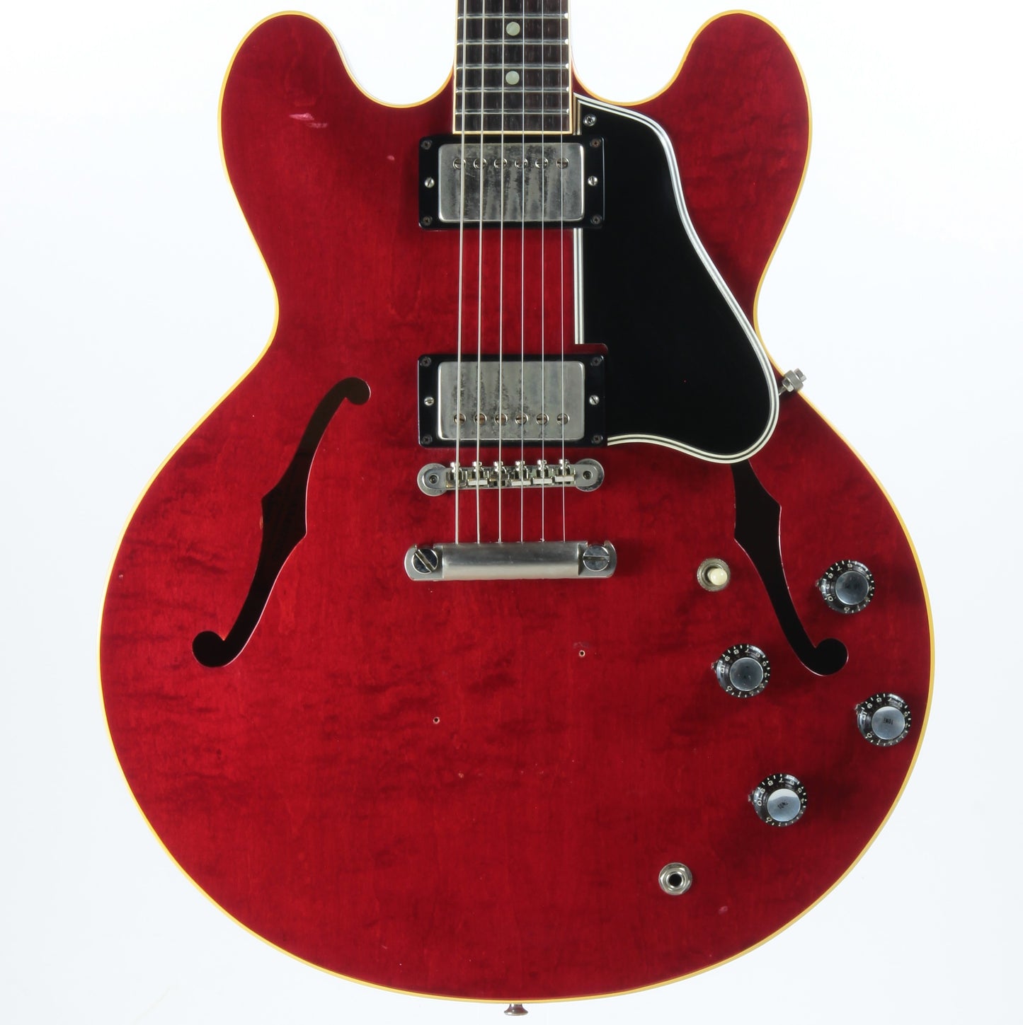 1961 Gibson ES-335 TDC Cherry Red w/ Original Case - 2 PAF's, Stop Tailpiece, Bigsby, Clean Dot Neck!