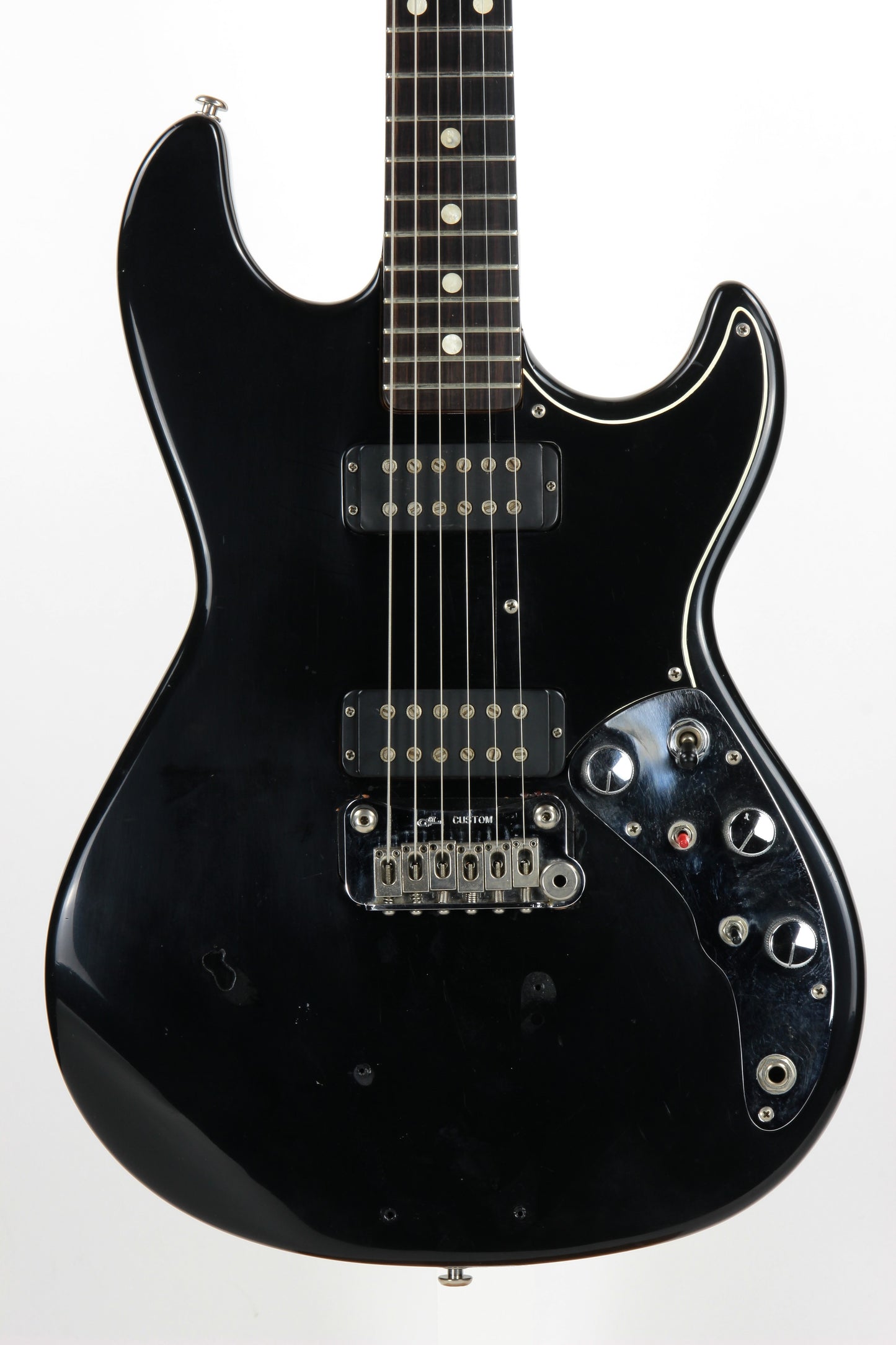 1980 G&L F-100 Series II Black Leo Fender w/ OHSC - Cool Player-Grade Guitar f100