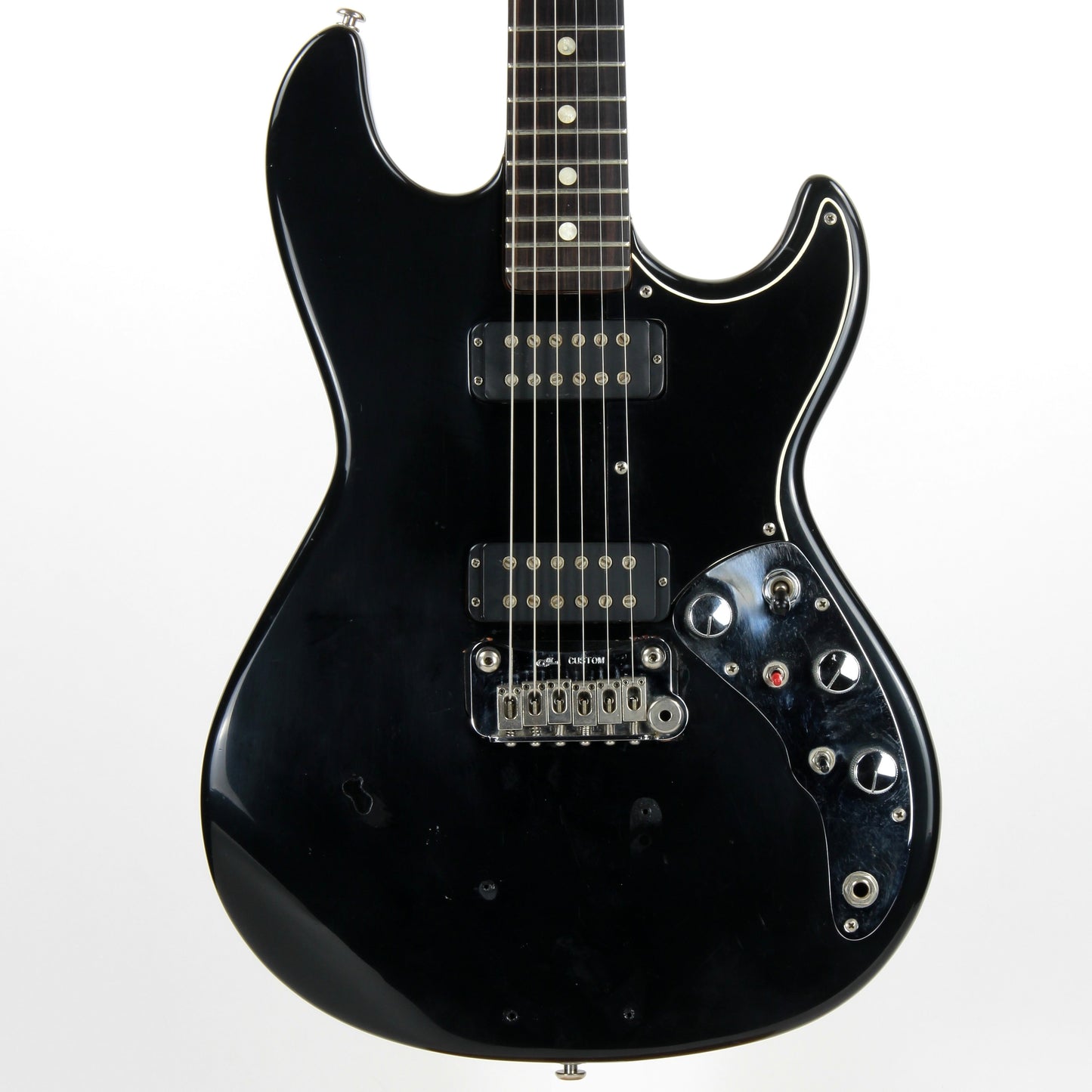 1980 G&L F-100 Series II Black Leo Fender w/ OHSC - Cool Player-Grade Guitar f100