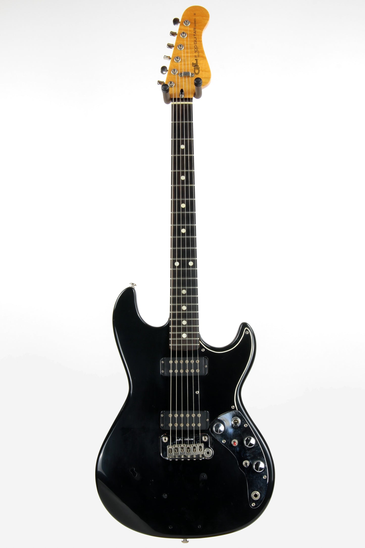 1980 G&L F-100 Series II Black Leo Fender w/ OHSC - Cool Player-Grade Guitar f100