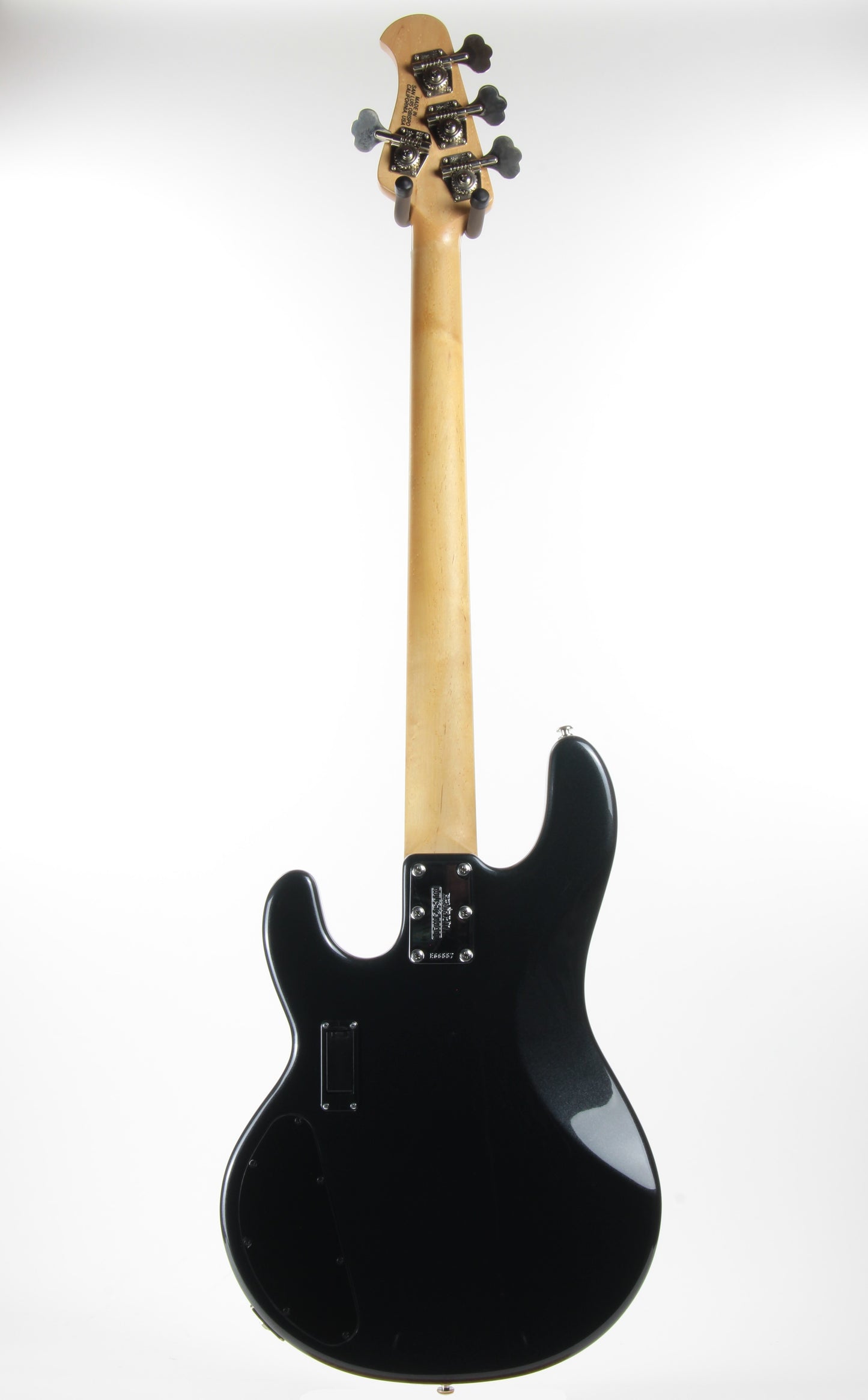 2008 Ernie Ball Music Man HH StingRay Bass - 3 EQ, Sapphire Black, Rosewood Board