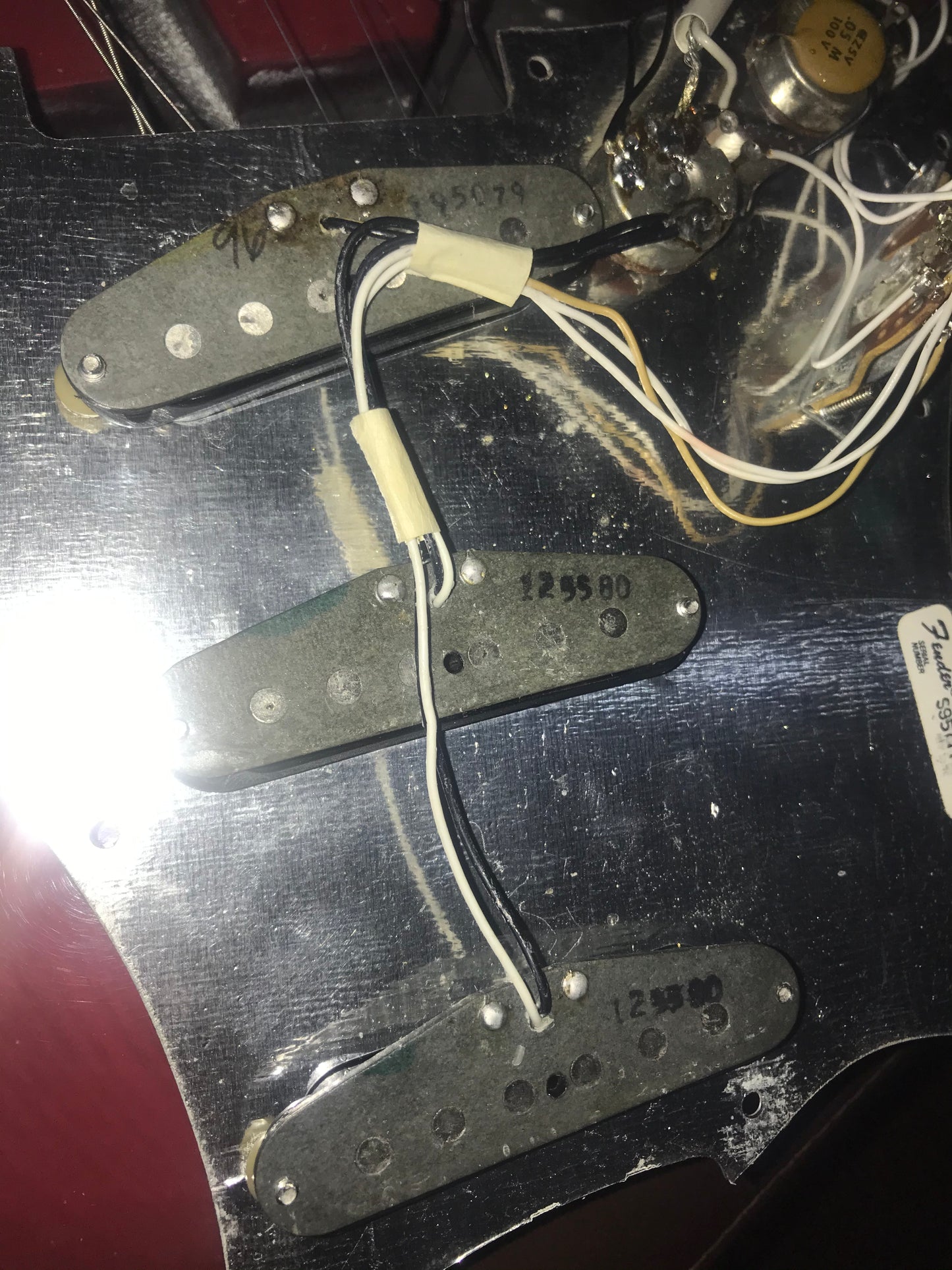 1979-1980 Fender Stratocaster Trans Wine Red w/ Original Case! Rosewood neck Strat