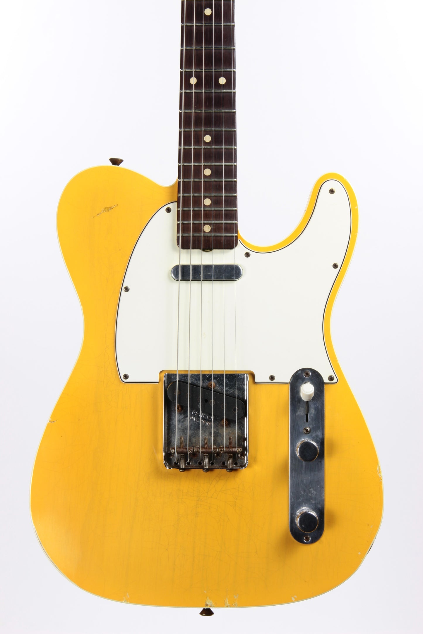 1960 Fender Custom Shop Masterbuilt Brazilian Telecaster Relic Paul Waller Double-Bound Nocaster Blonde