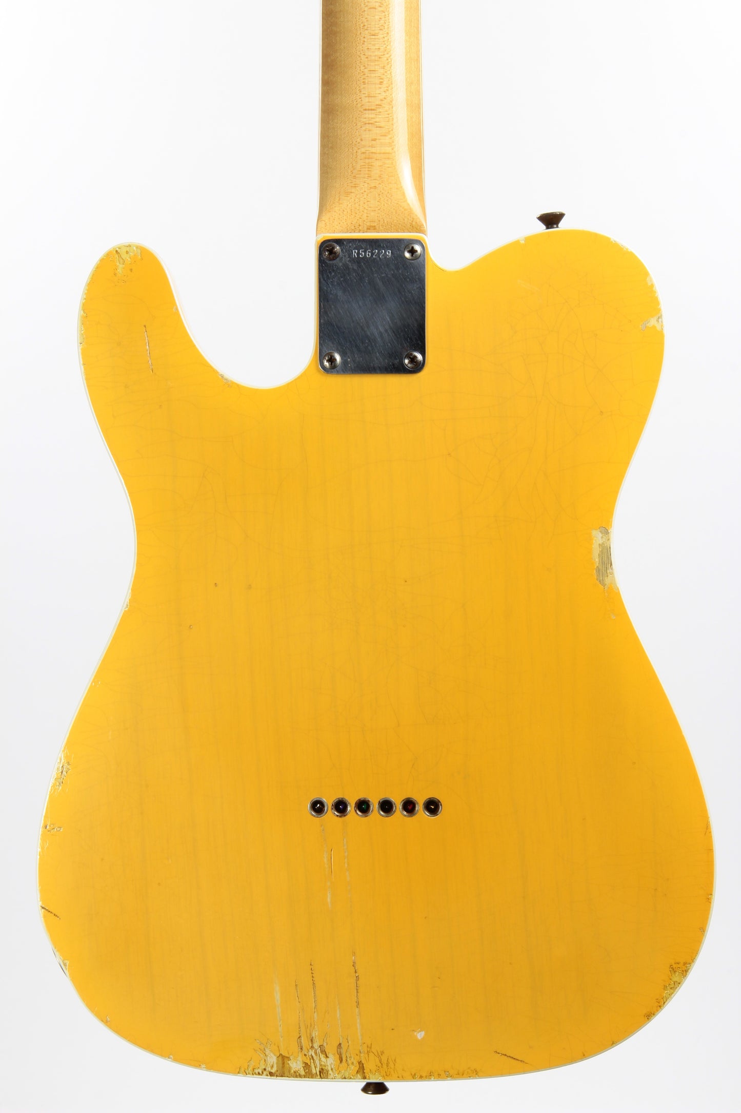 1960 Fender Custom Shop Masterbuilt Brazilian Telecaster Relic Paul Waller Double-Bound Nocaster Blonde